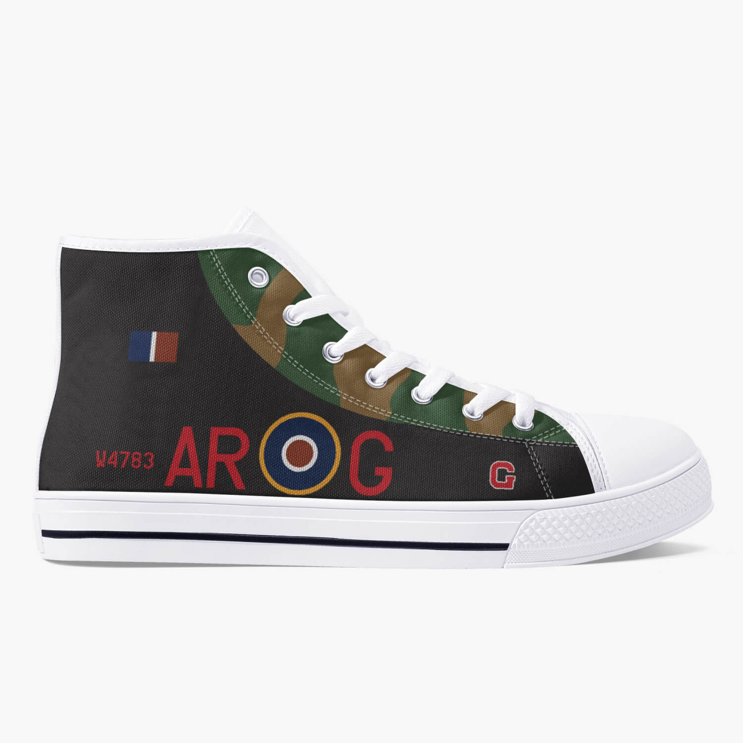 Lancaster "AR-G" High Top Canvas Shoes - I Love a Hangar