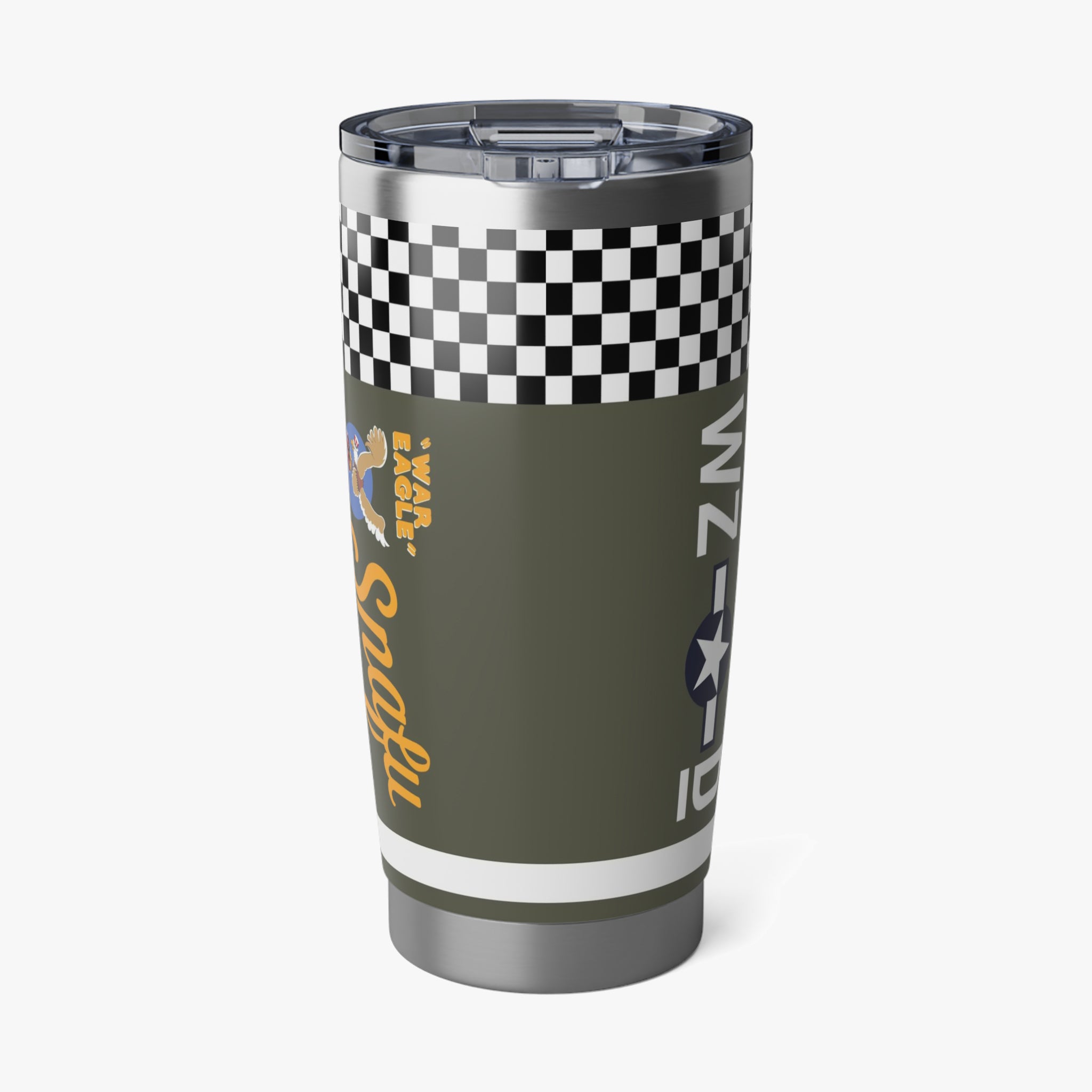 P-47 "War Eagle Snafu" Inspired 20oz (590ml) Stainless Steel Tumbler - I Love a Hangar