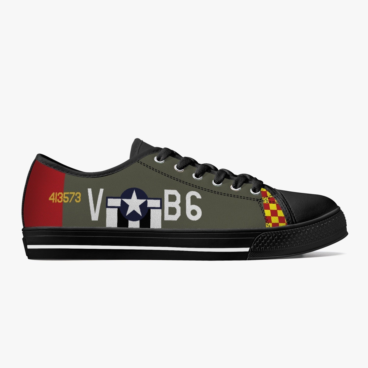 P-51 "Isabel III" Low Top Canvas Shoes - I Love a Hangar