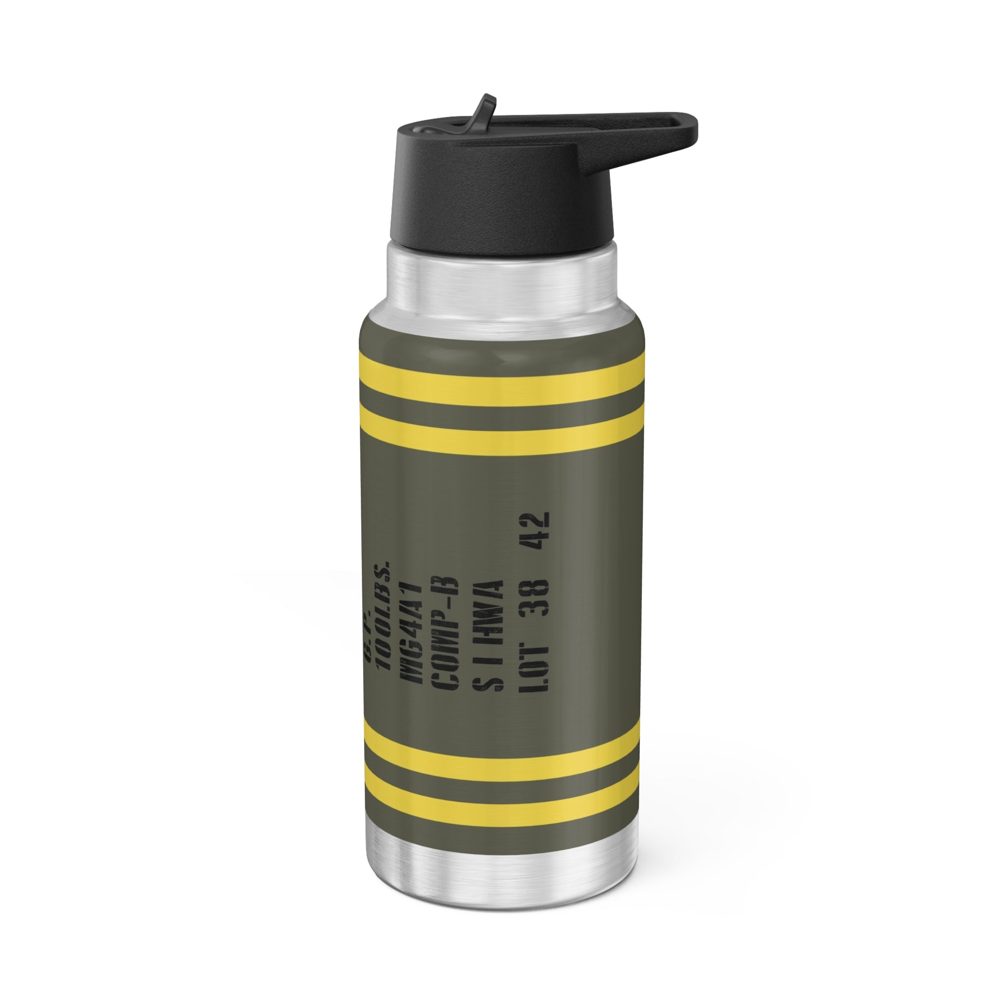General Purpose WWII 100lbs Bomb Tumbler, 32oz (950ml) - I Love a Hangar