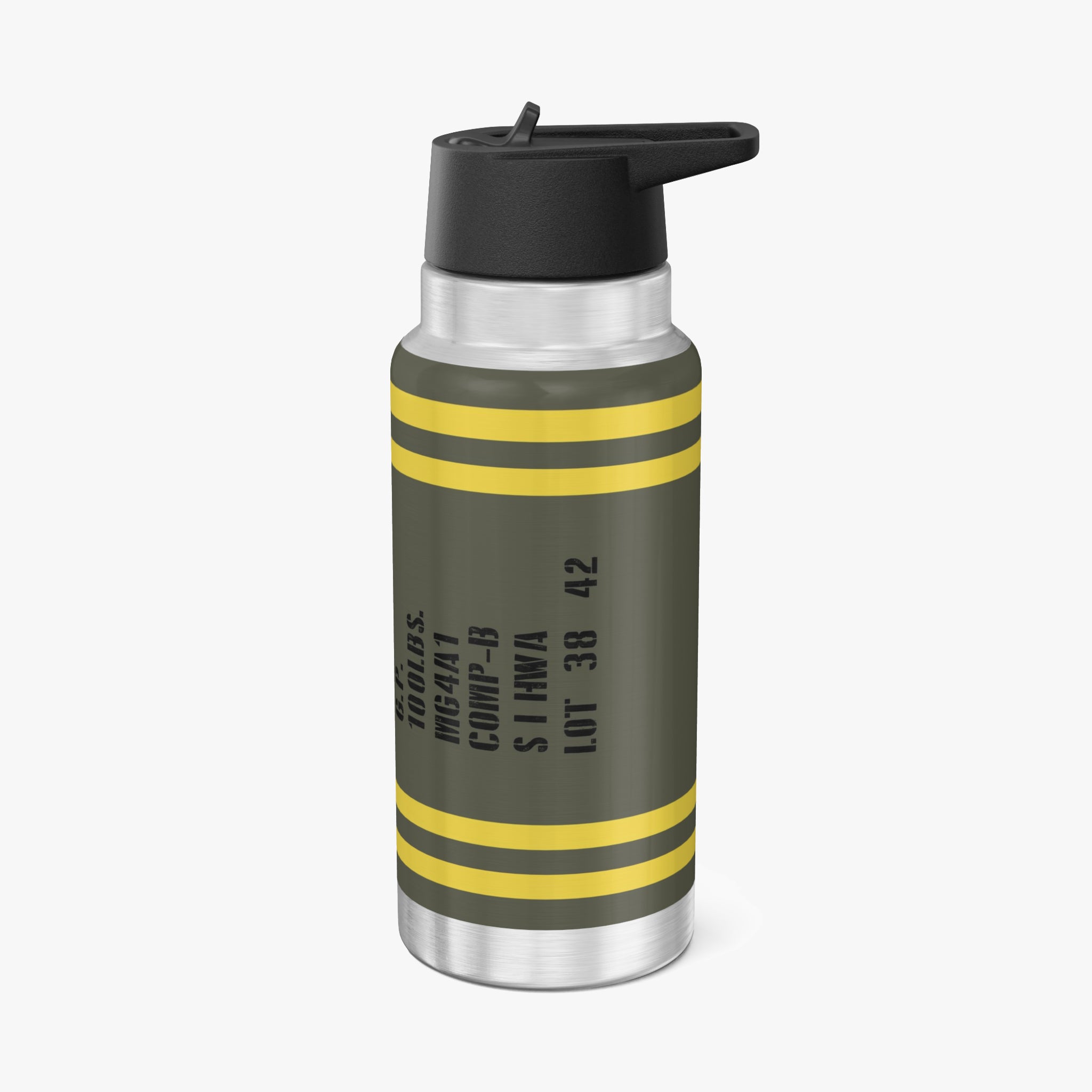General Purpose WWII 100lbs Bomb Tumbler, 32oz (950ml) - I Love a Hangar