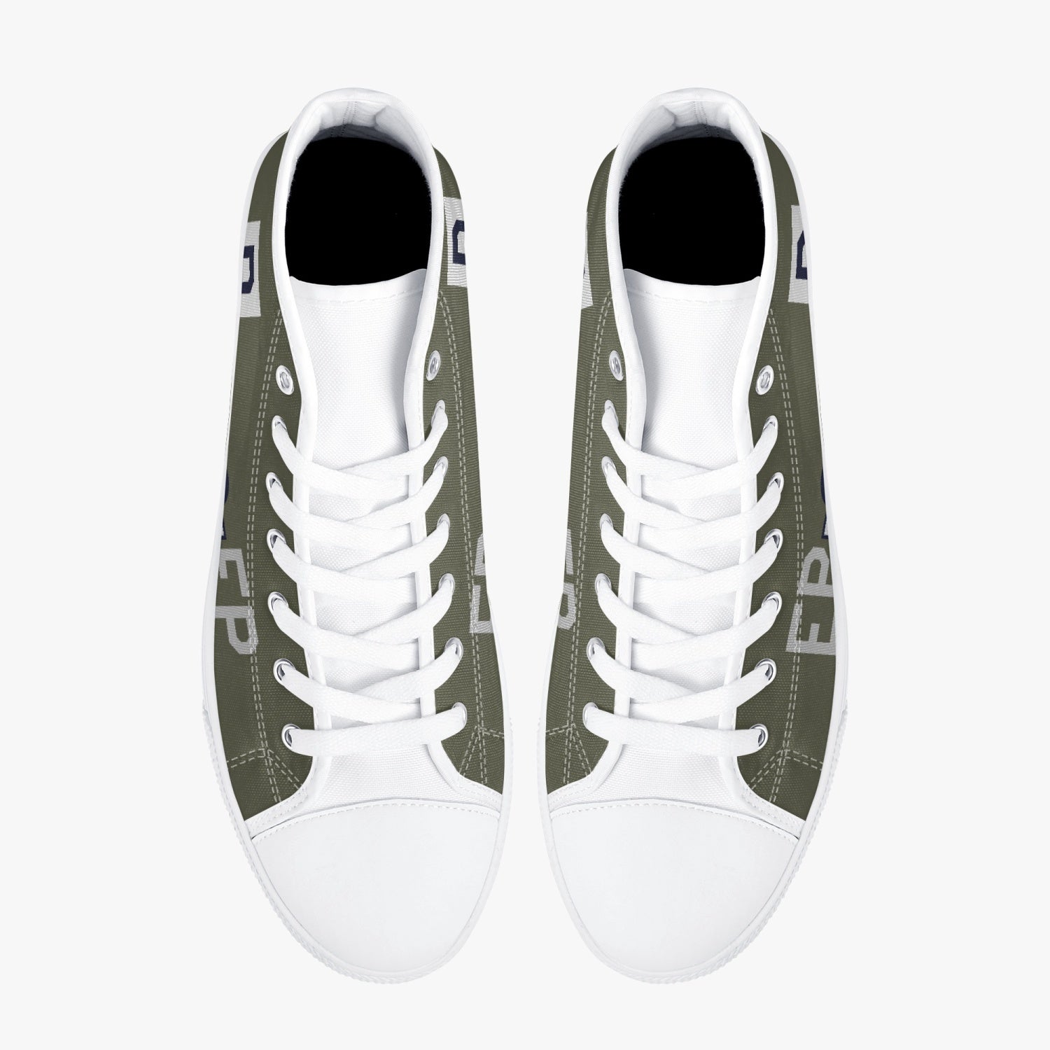 B-17 "EP-D" (231708) High Top Canvas Shoes - I Love a Hangar