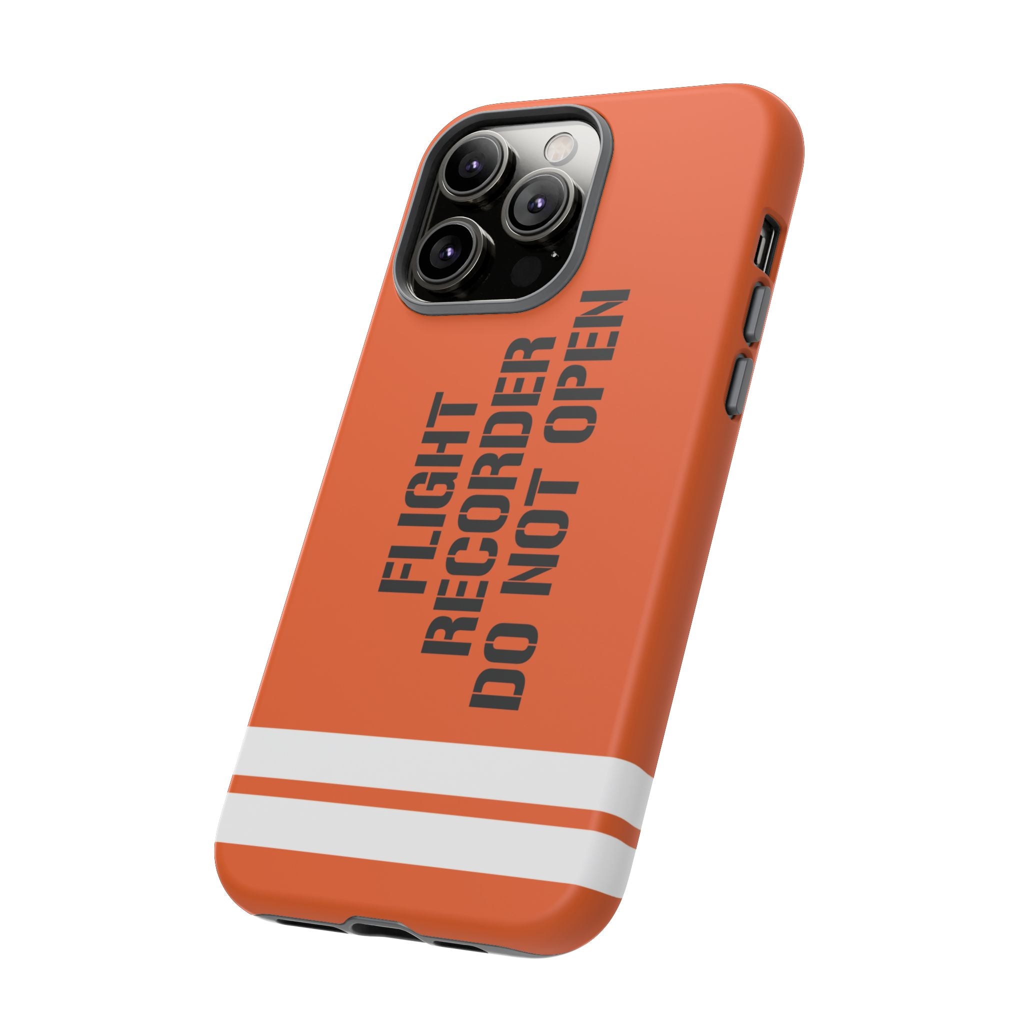 Flight Data Recorder Style Tough Phone Cases for iPhone