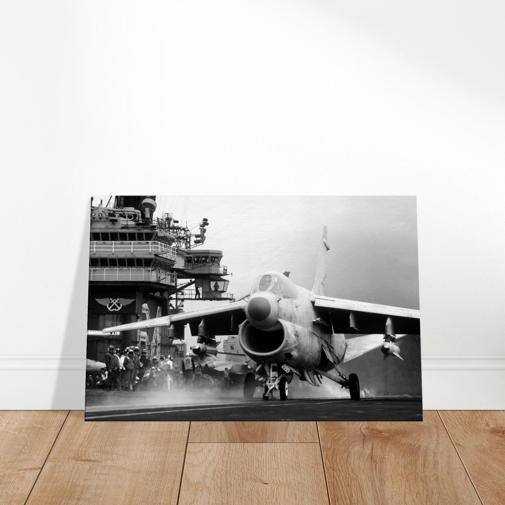 A-7 "Corsair II" Ready To Launch on Canvas - I Love a Hangar