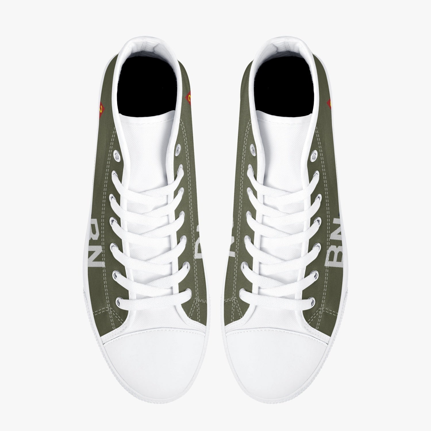 B-17 "Thunderbird" High Top Canvas Shoes - I Love a Hangar