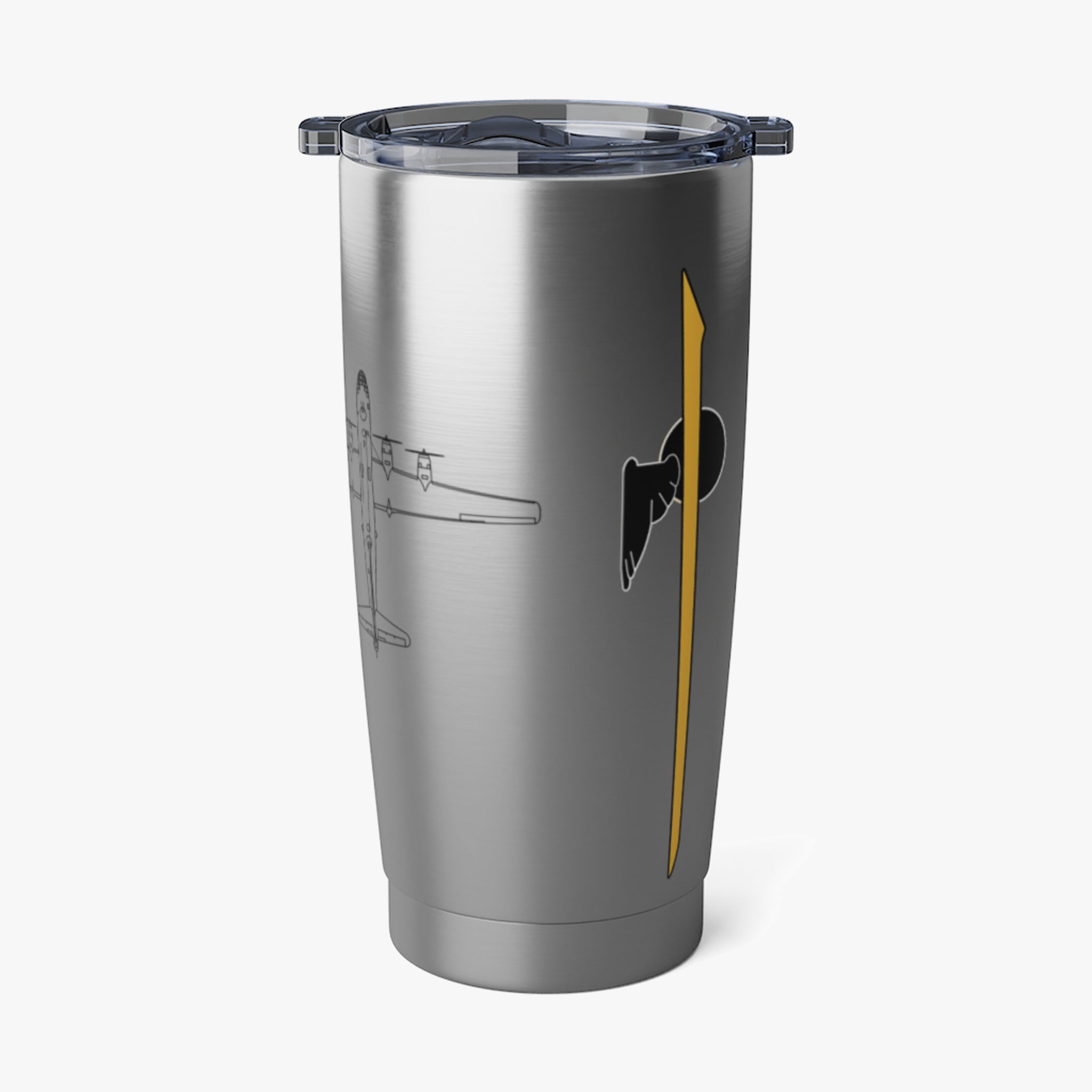 B-29 "T Square 54" Inspired 20oz (590ml) Stainless Steel Tumbler - I Love a Hangar