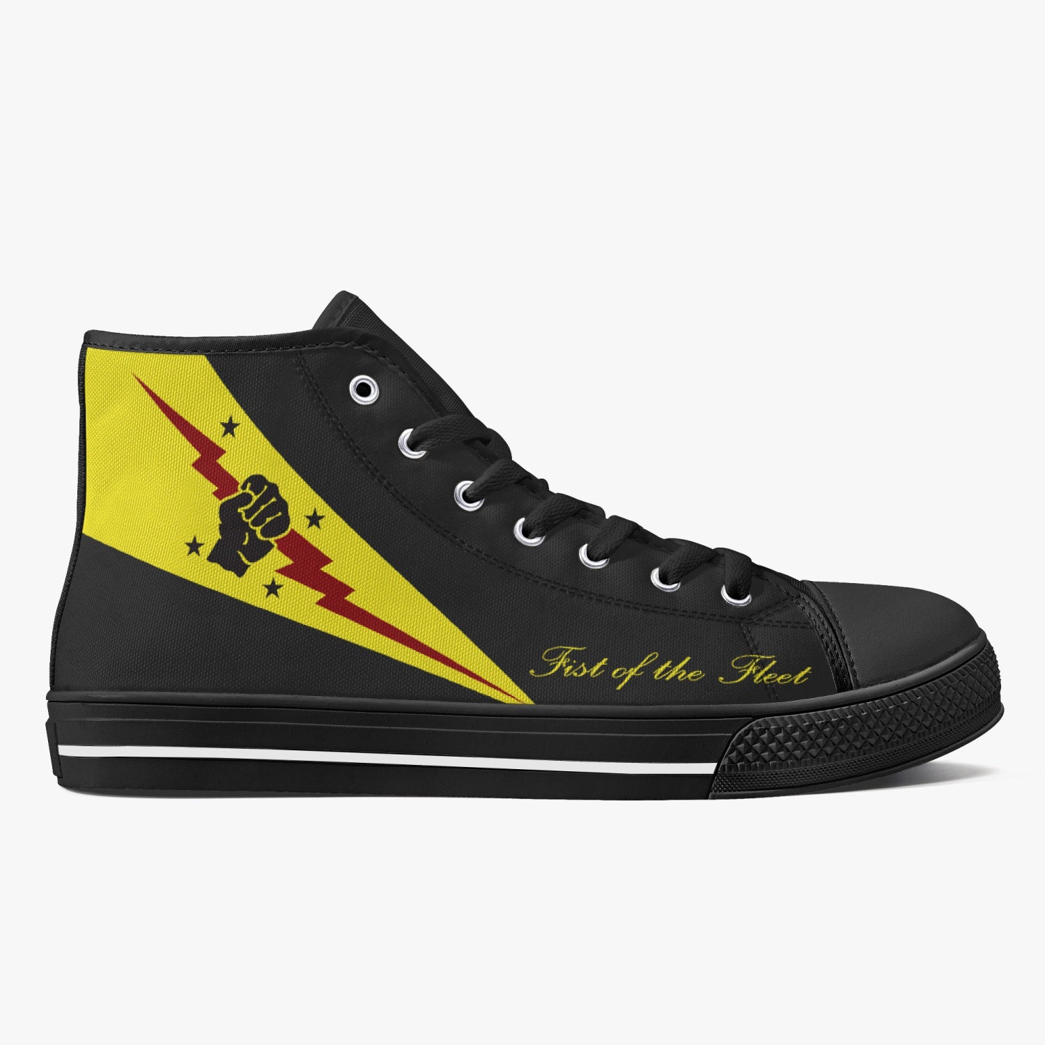 VFA-25 "Fist of the Fleet" High Top Canvas Shoes - I Love a Hangar