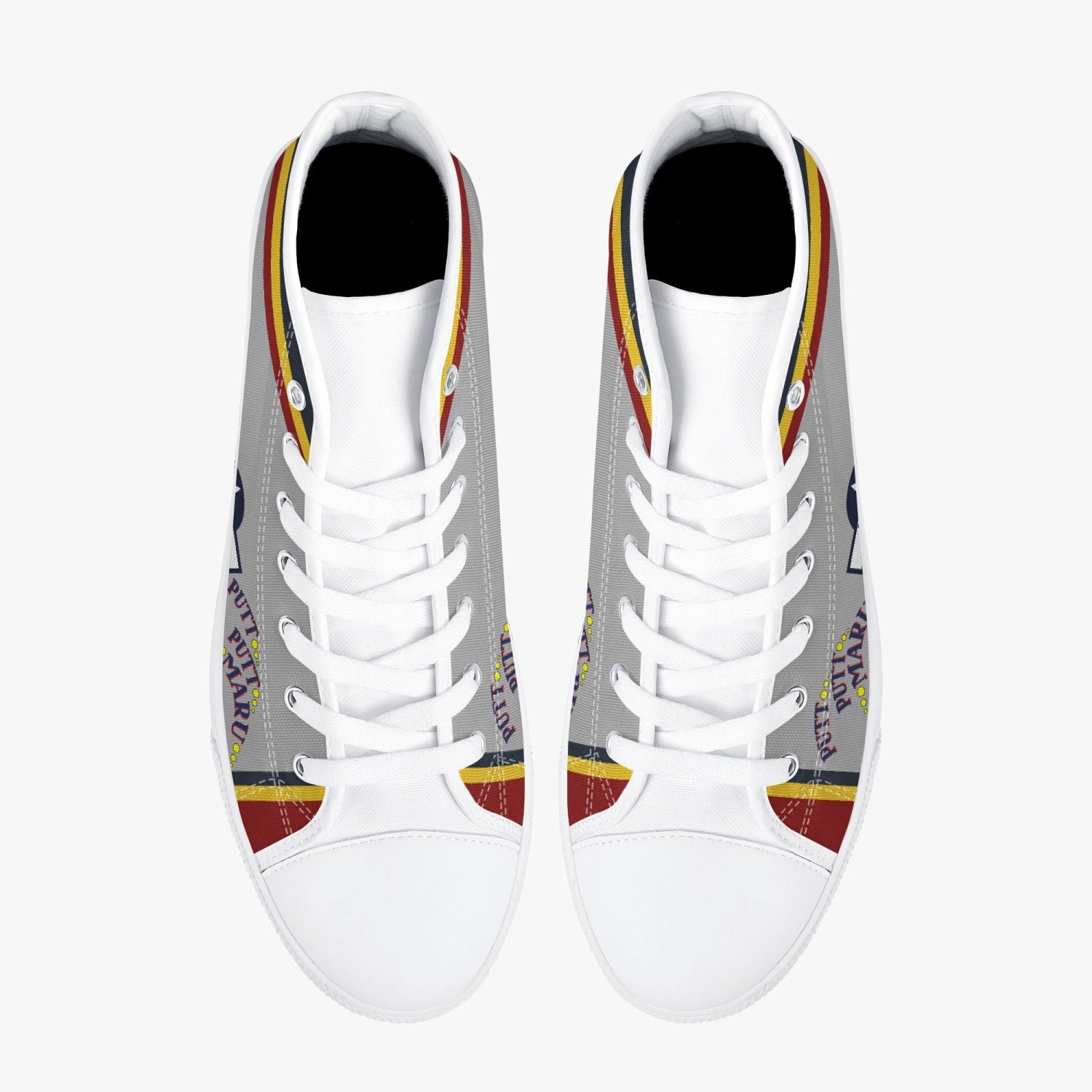 P-38 "Putt Putt Maru" High Top Canvas Shoes - I Love a Hangar