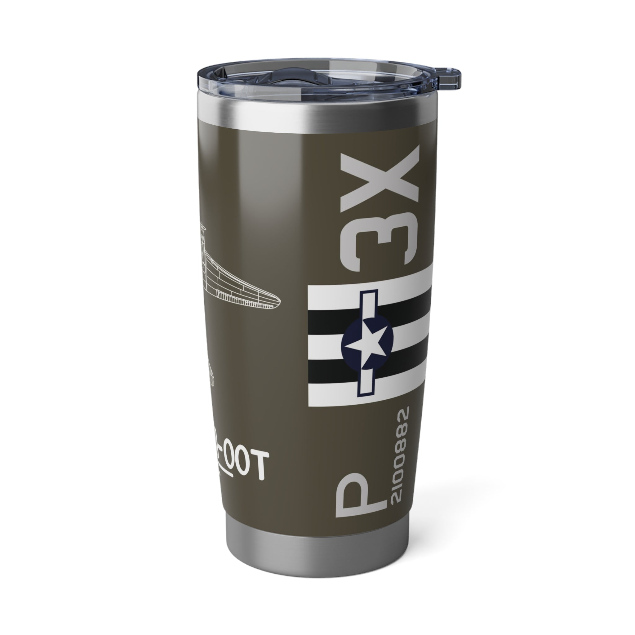 C-47 "Drag-'Em-Oot" 20oz (590ml) Stainless Steel Tumbler - I Love a Hangar