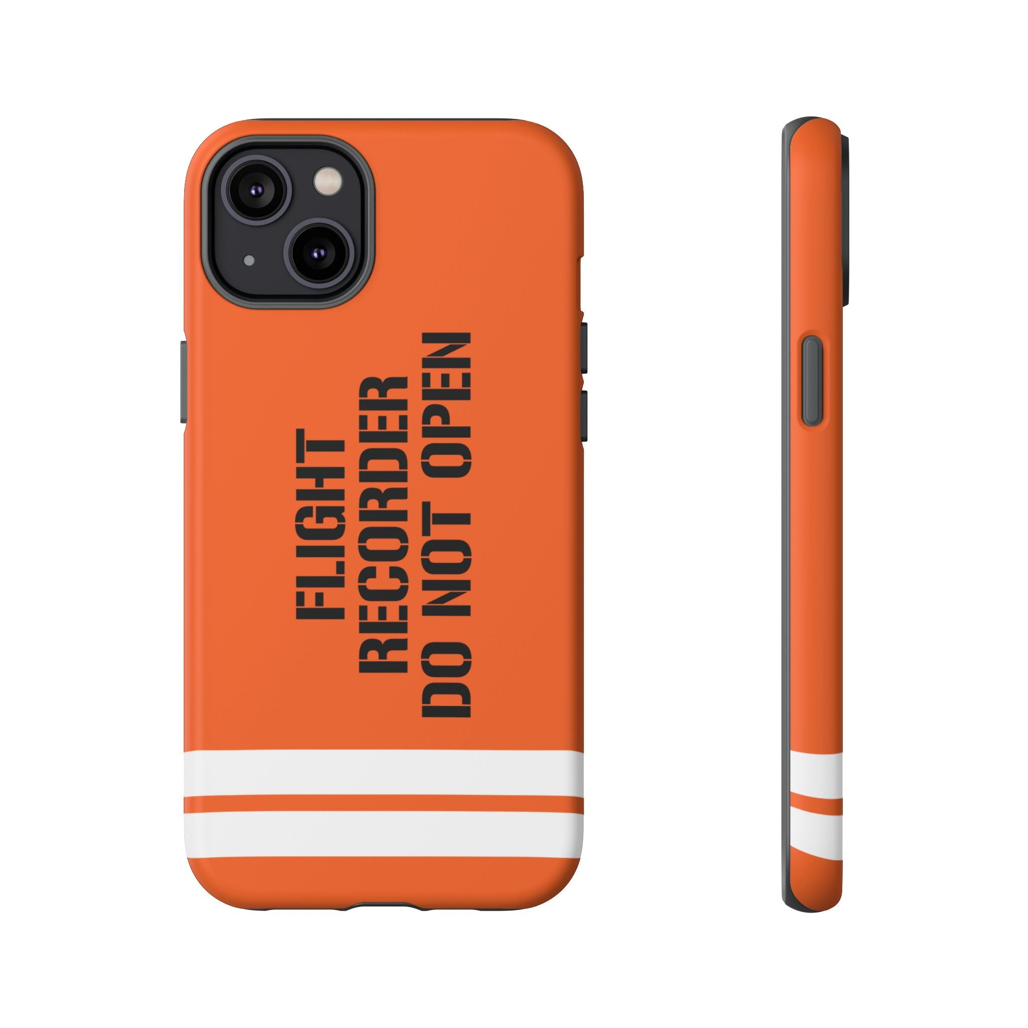 Flight Data Recorder Style Tough Phone Cases for iPhone