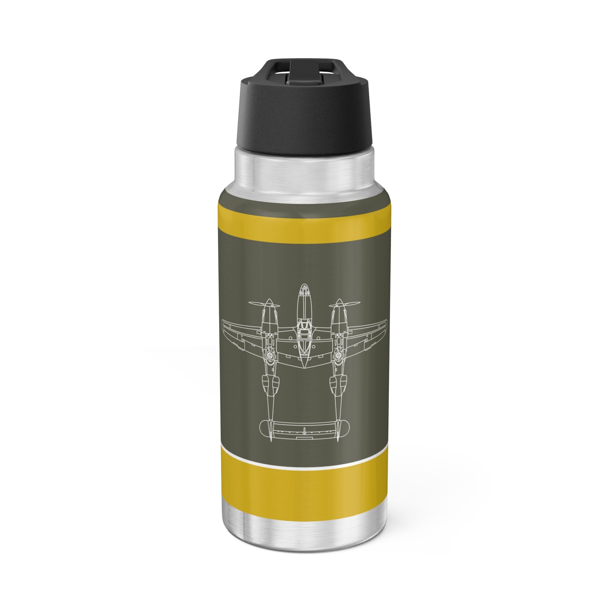 P-38 "Skidoo" Inspired Tumbler, 32oz (950ml) - I Love a Hangar