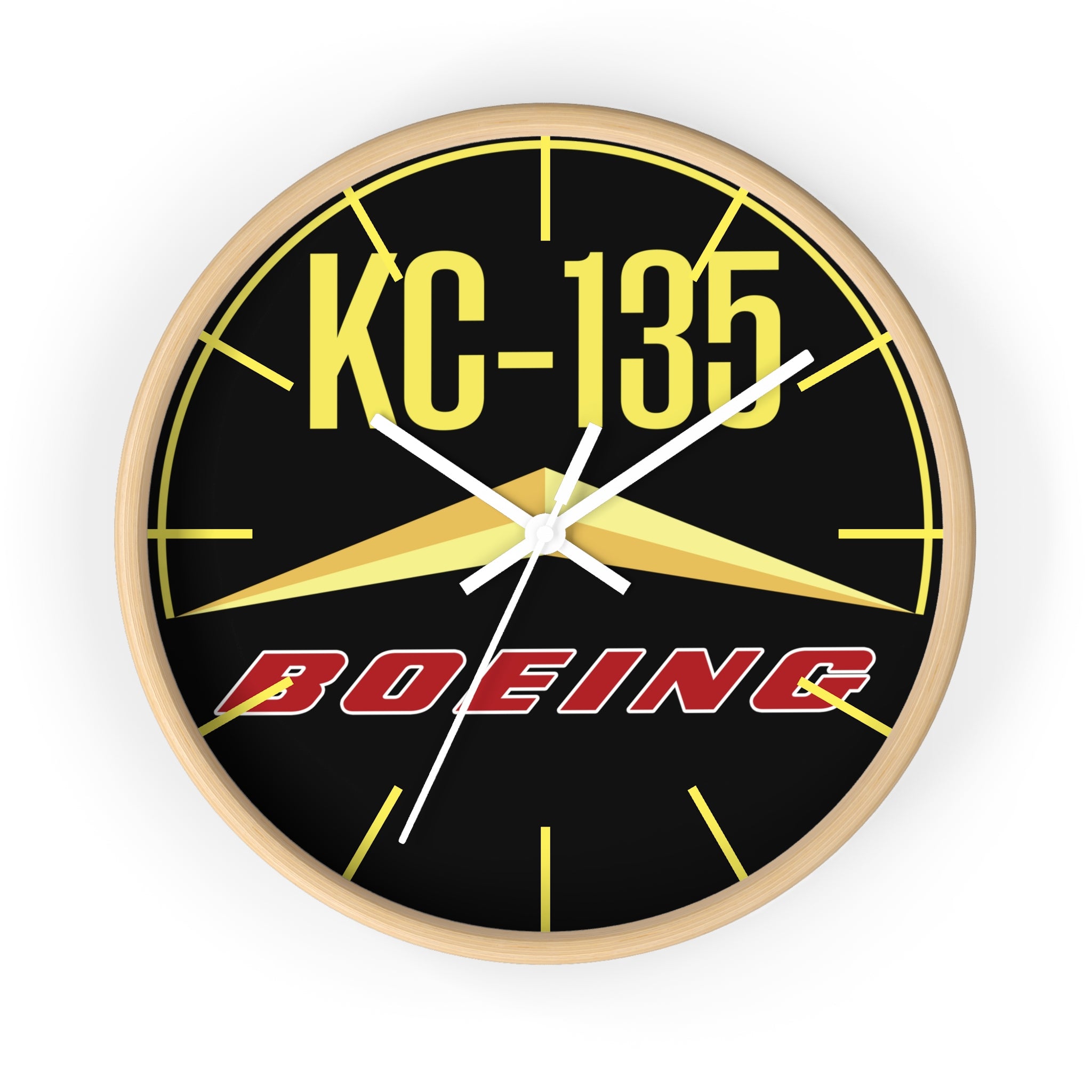 KC-135 Yoke Cap Wall Clock - I Love a Hangar
