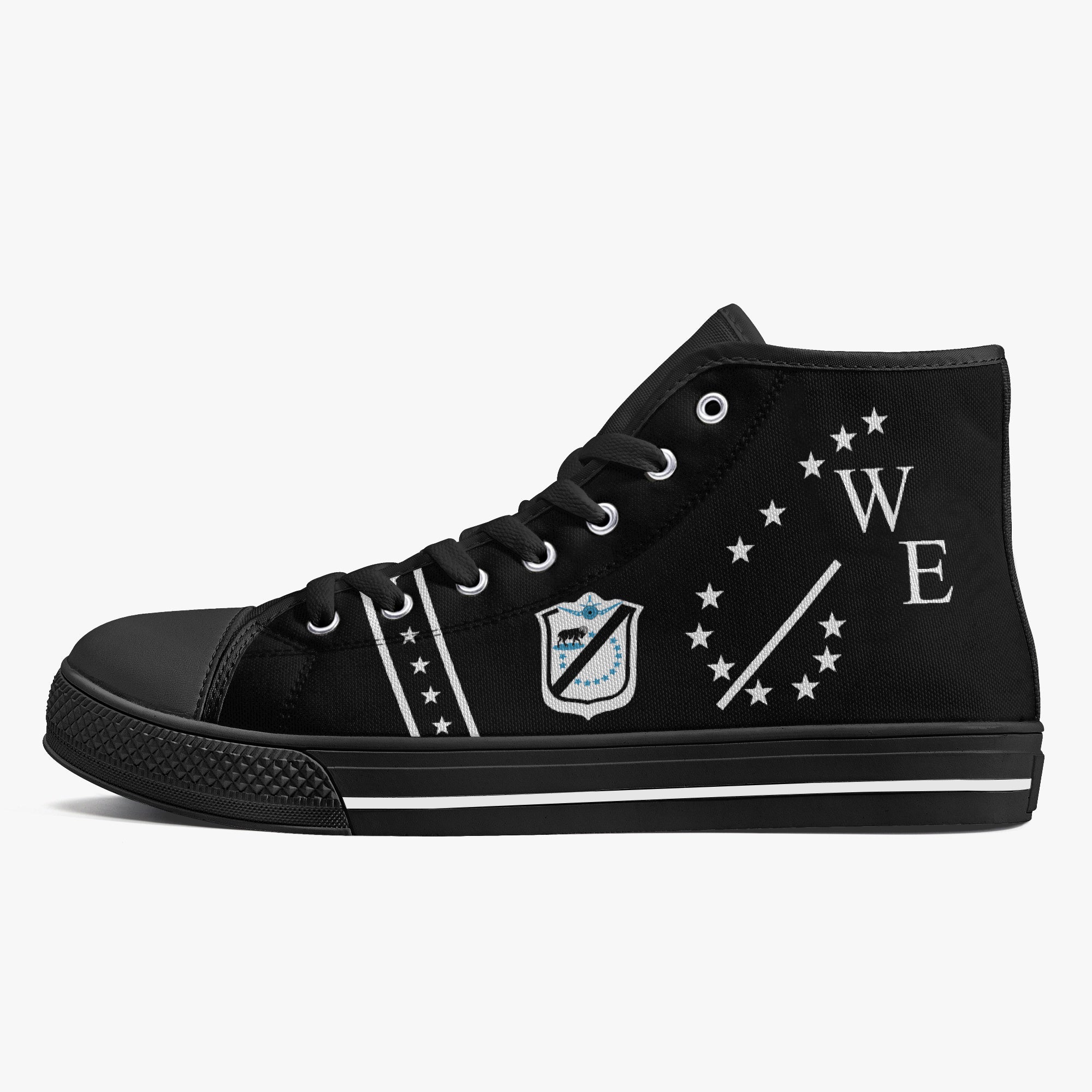 VMFA-214 "Black Sheep" High Top Canvas Shoes - I Love a Hangar