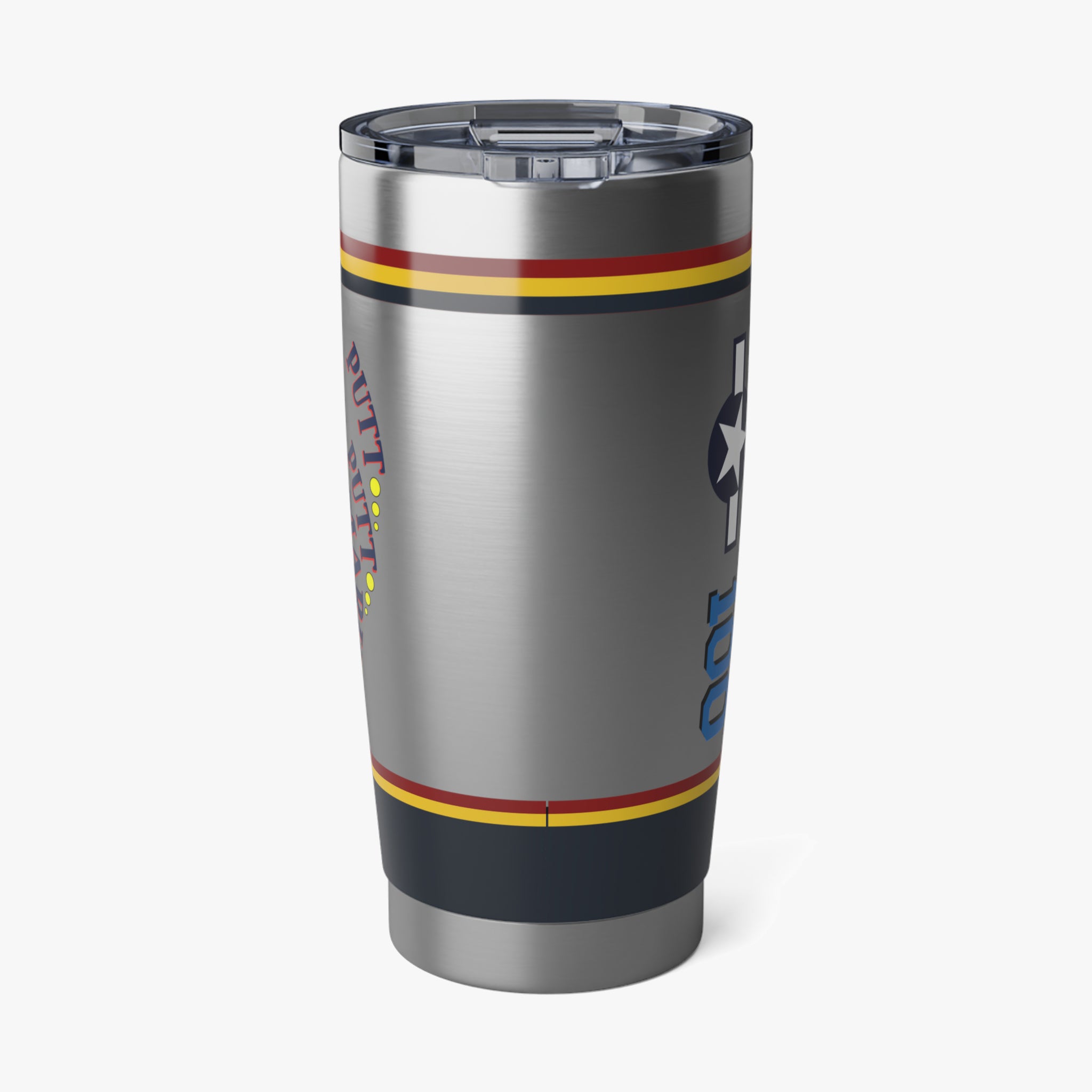 P-38 "Putt Putt Maru" Inspired 20oz (590ml) Stainless Steel Tumbler - I Love a Hangar