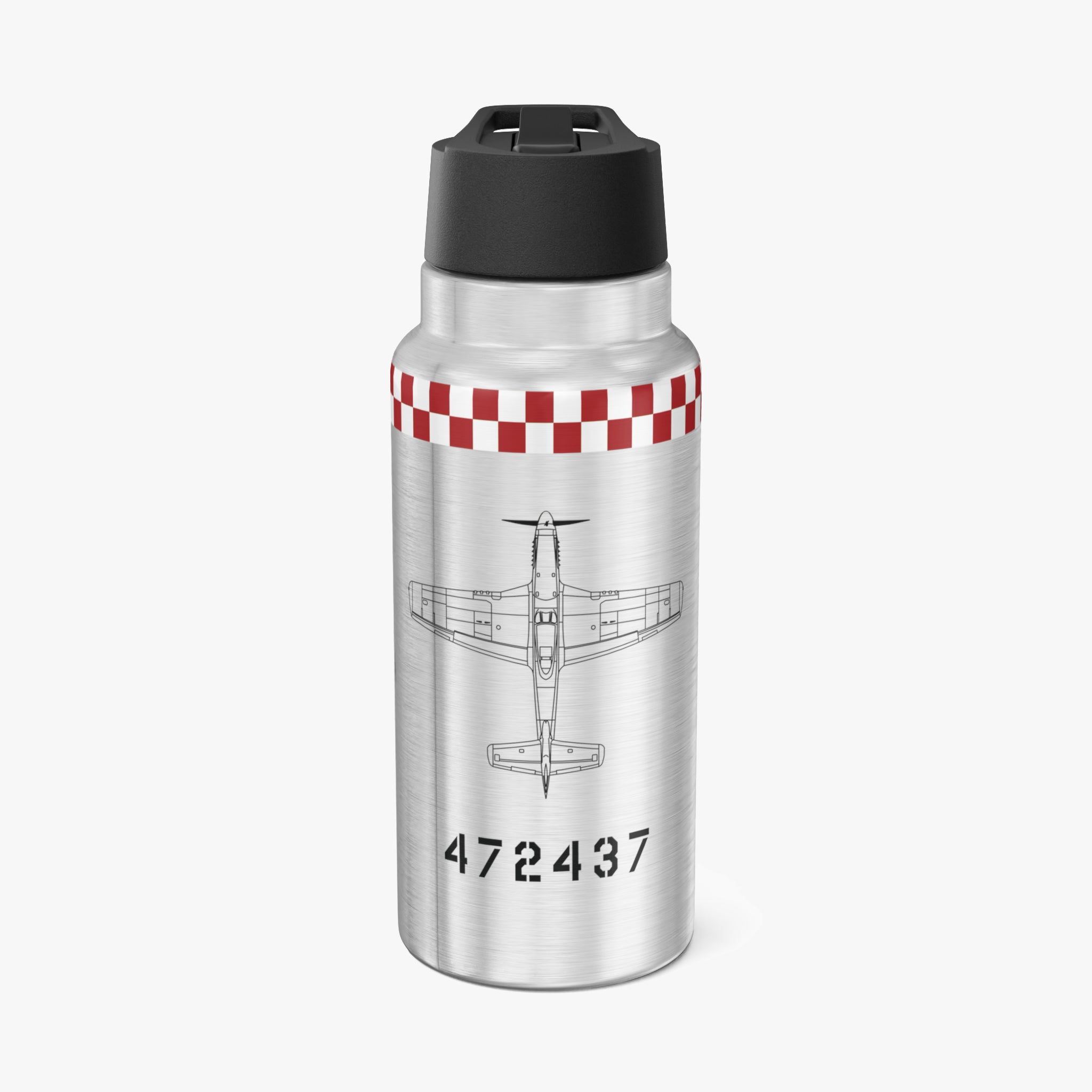 P-51 "Pauline" Tumbler, 32oz (950ml) - I Love a Hangar