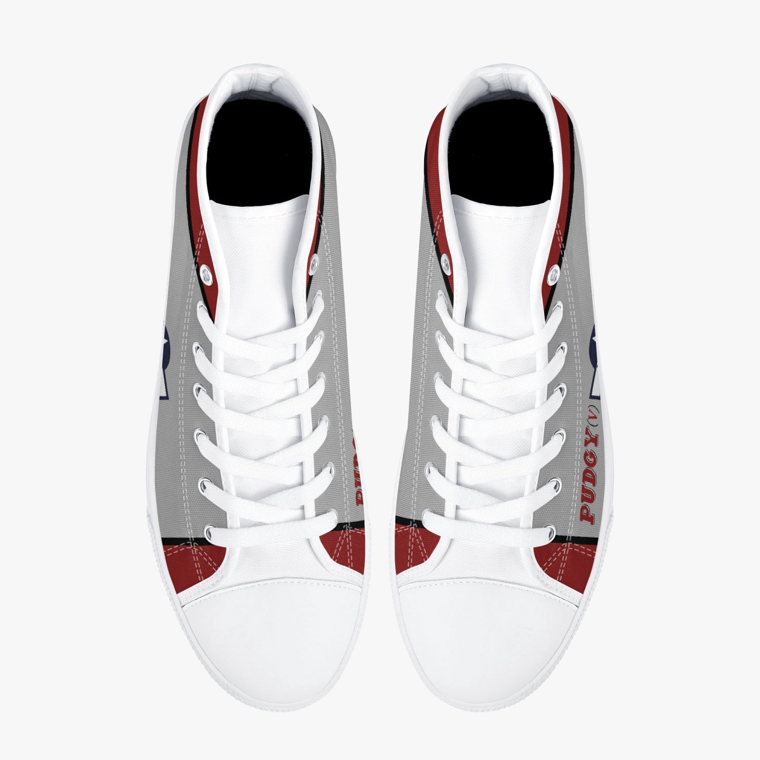 P-38 "Pudgy V" High Top Canvas Shoes - I Love a Hangar