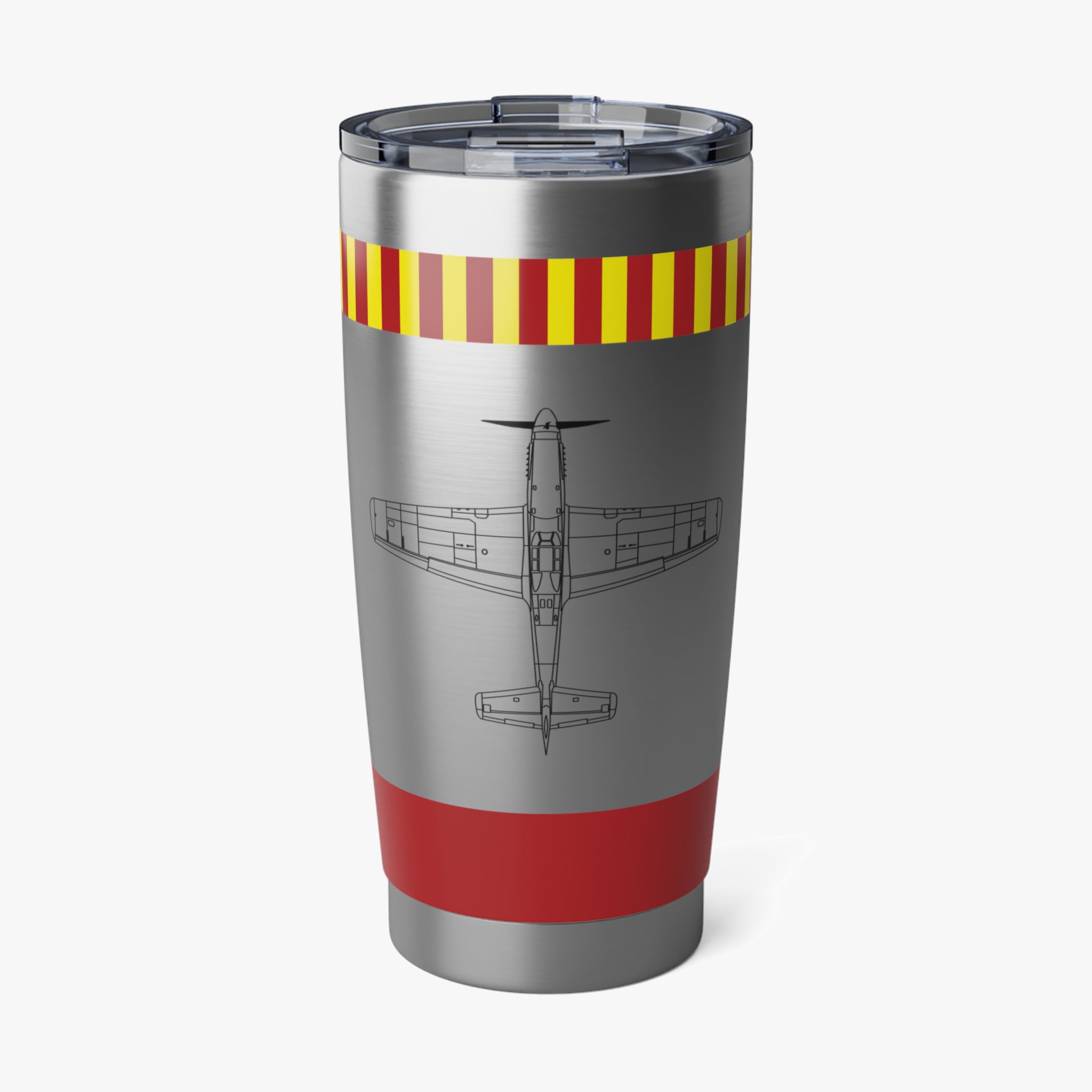 P-51 "Kitten" Inspired 20oz (590ml) Stainless Steel Tumbler - I Love a Hangar