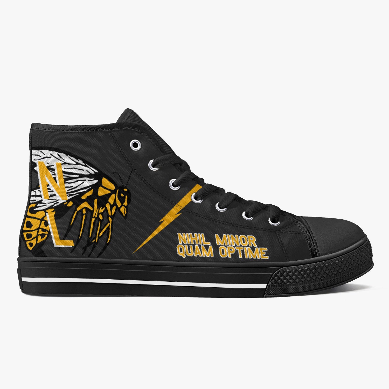 VAQ-138 "Yellowjackets" High Top Canvas Shoes - I Love a Hangar
