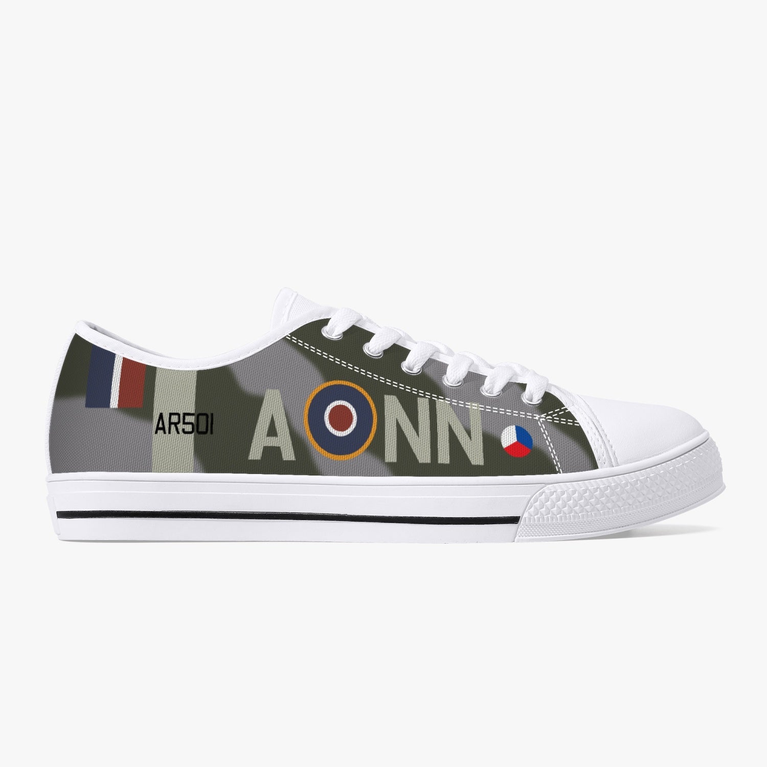 Spitfire AR501 Low Top Canvas Shoes - I Love a Hangar