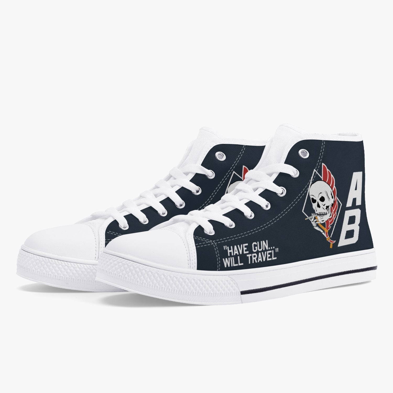 VFA-34 "Blue Blasters" High Top Canvas Shoes - I Love a Hangar