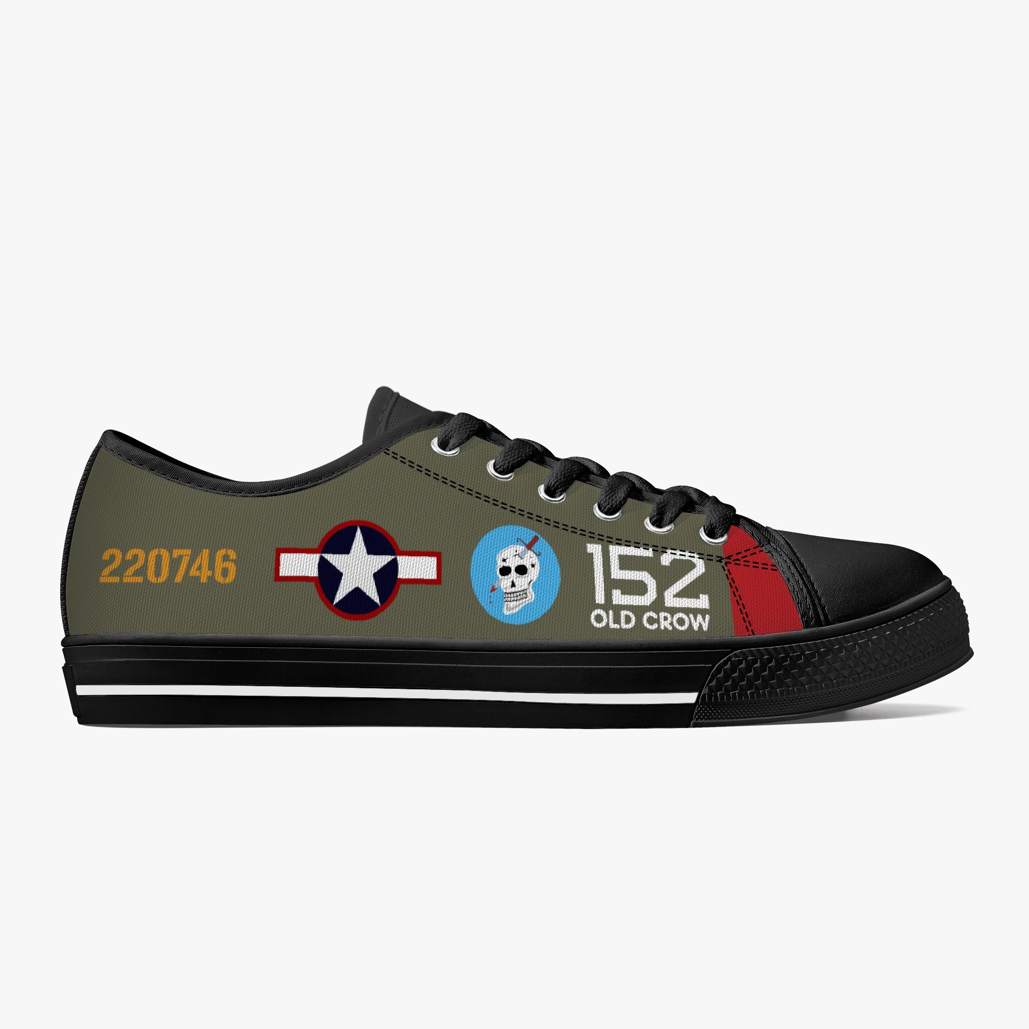 P-39 “Old Crow” Low Top Canvas Shoes - I Love a Hangar