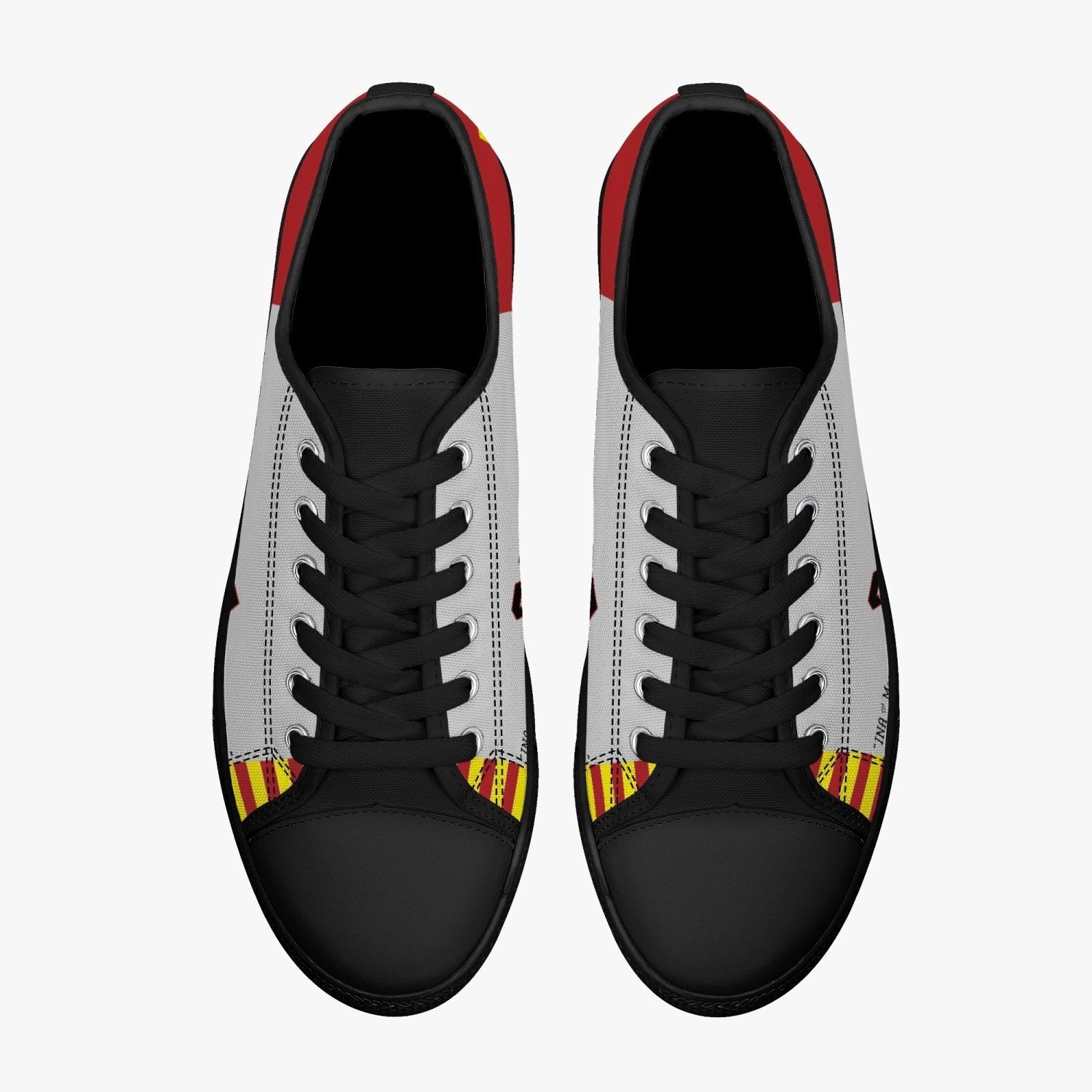 P-51 "Ina The Macon Belle" Low Top Canvas Shoes - I Love a Hangar