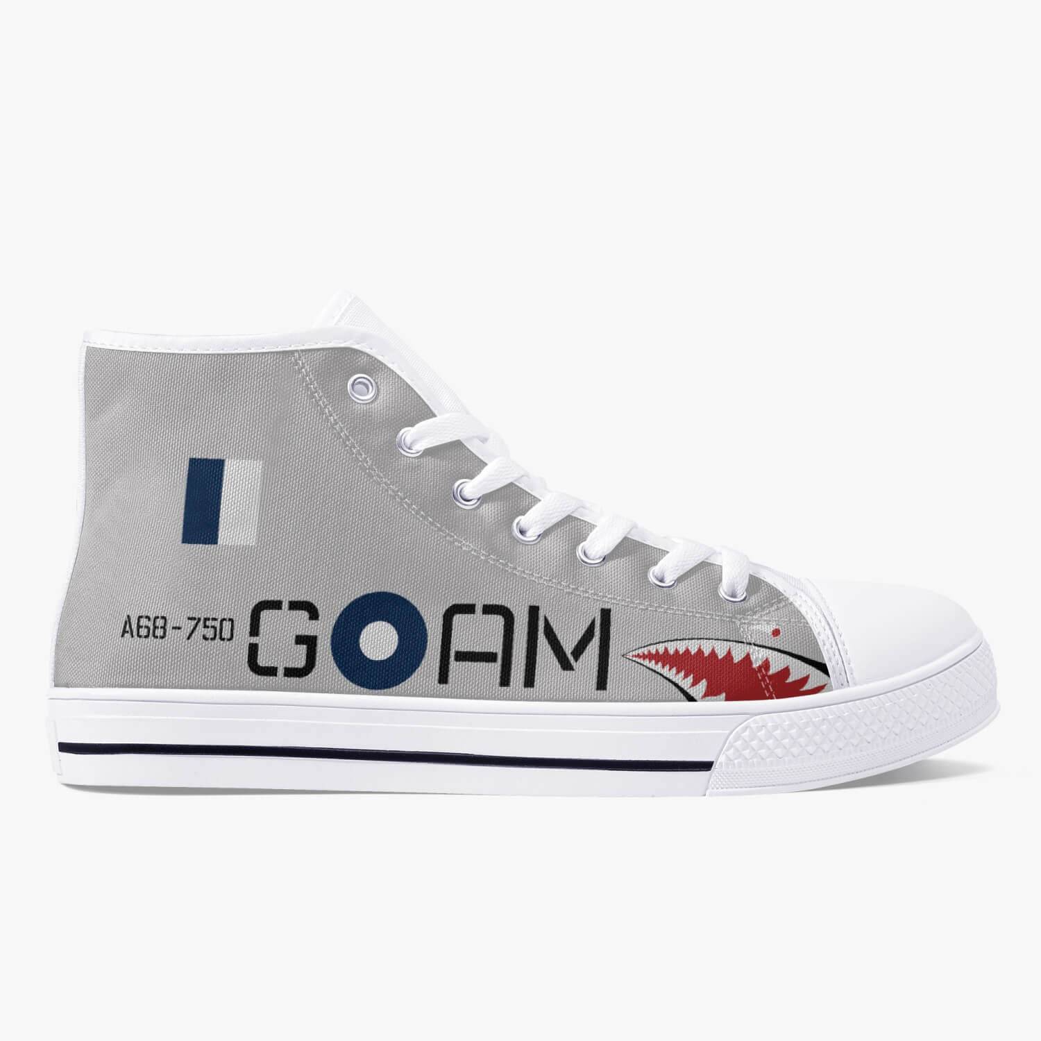 P-51 "AM-G" High Top Canvas Shoes - I Love a Hangar