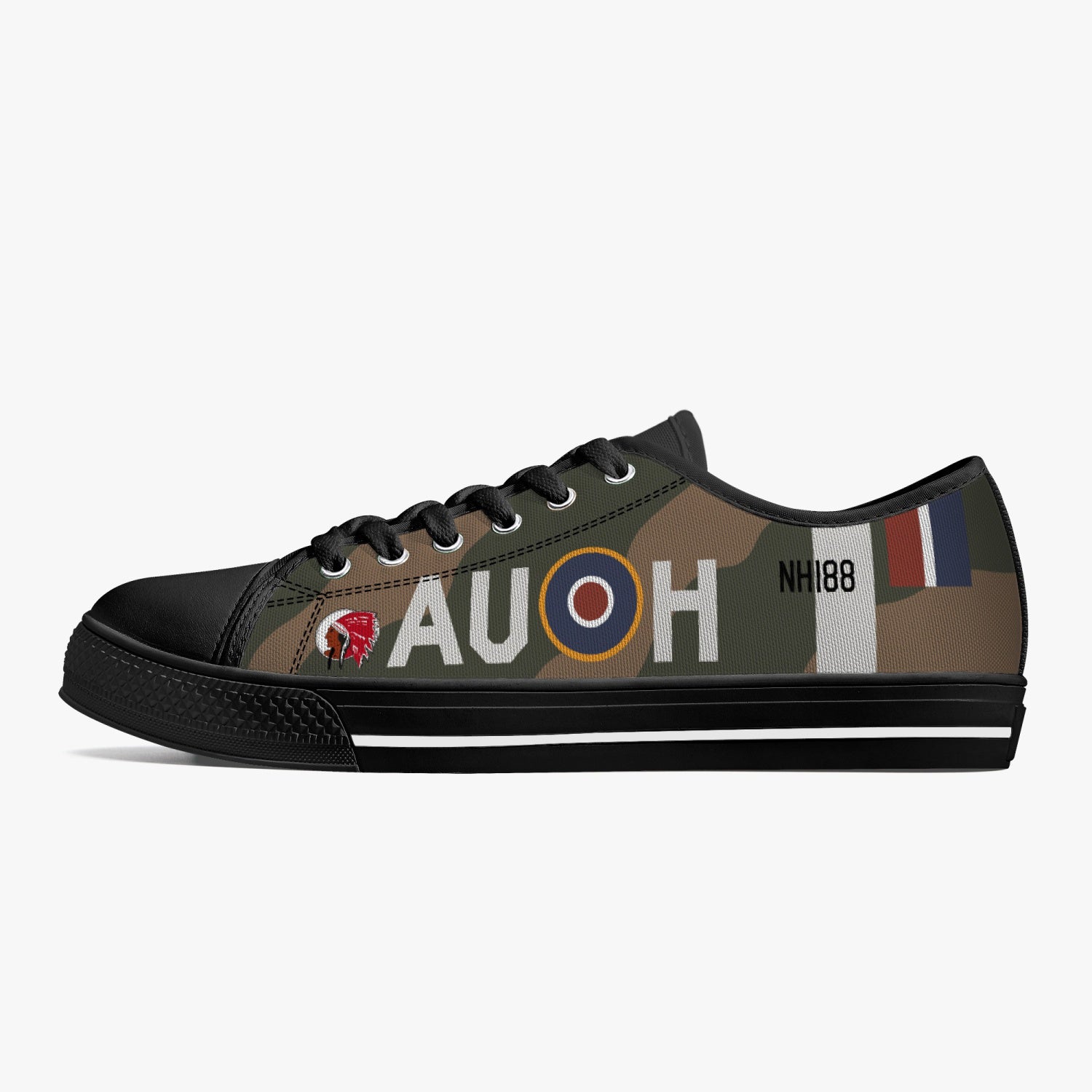 Spitfire "AU-H" (NH188) Low Top Canvas Shoes - I Love a Hangar