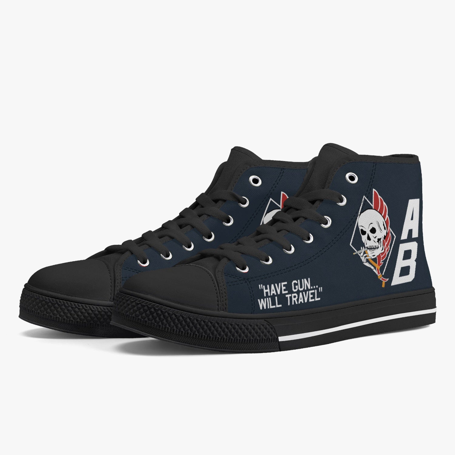 VFA-34 "Blue Blasters" High Top Canvas Shoes - I Love a Hangar