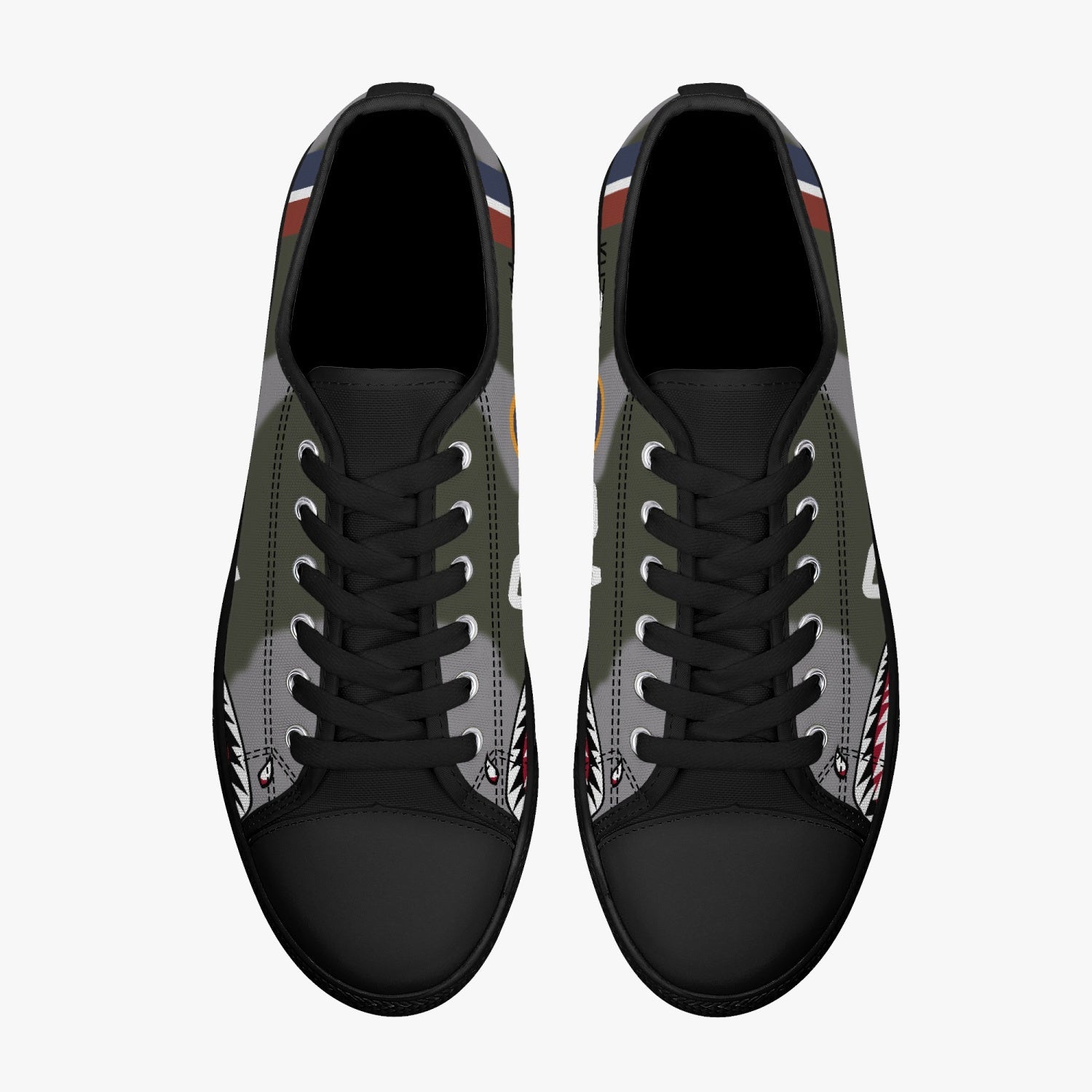 P-51 "GA-S" (KH774) Low Top Canvas Shoes - I Love a Hangar