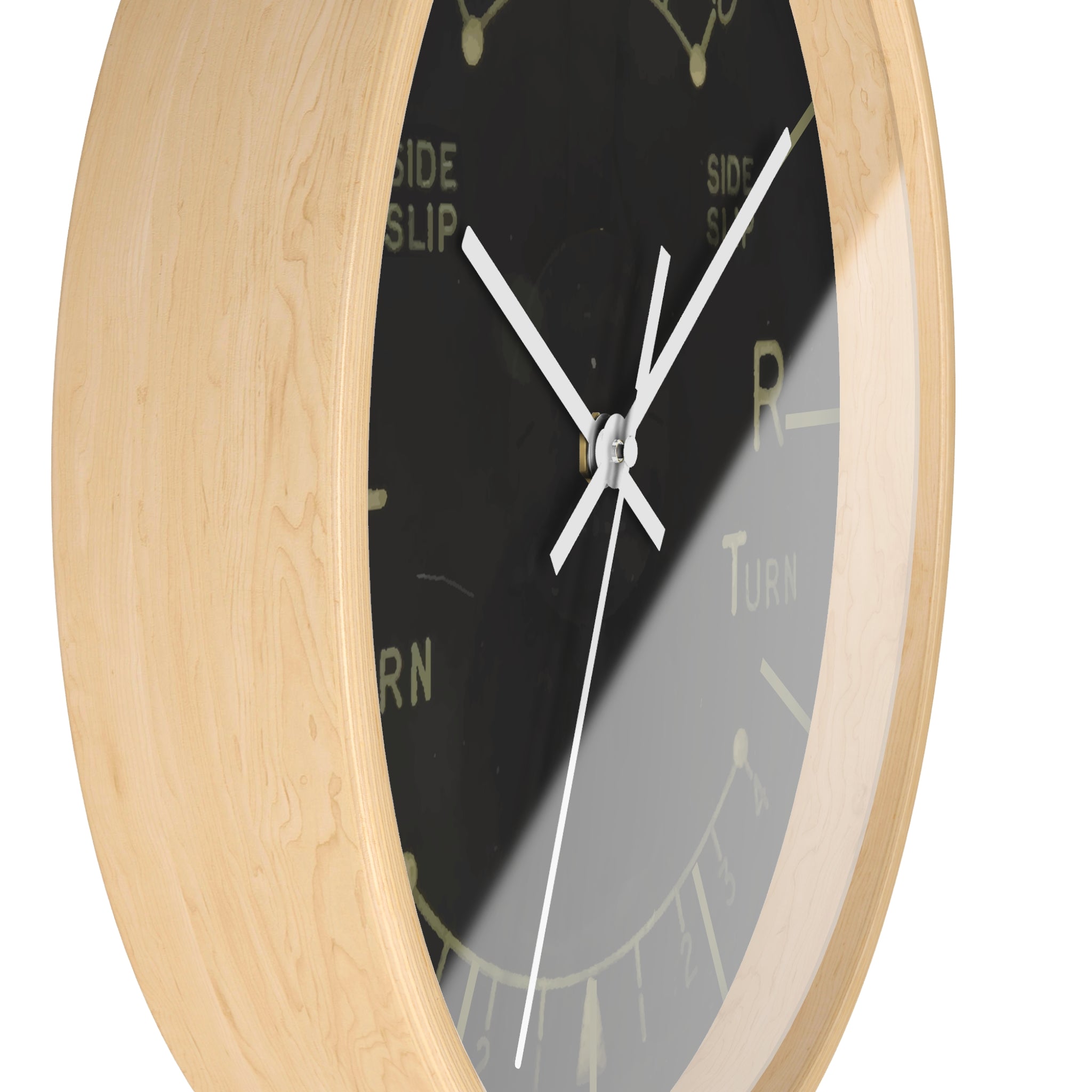 Turn and Slip Indicator Wall Clock - I Love a Hangar
