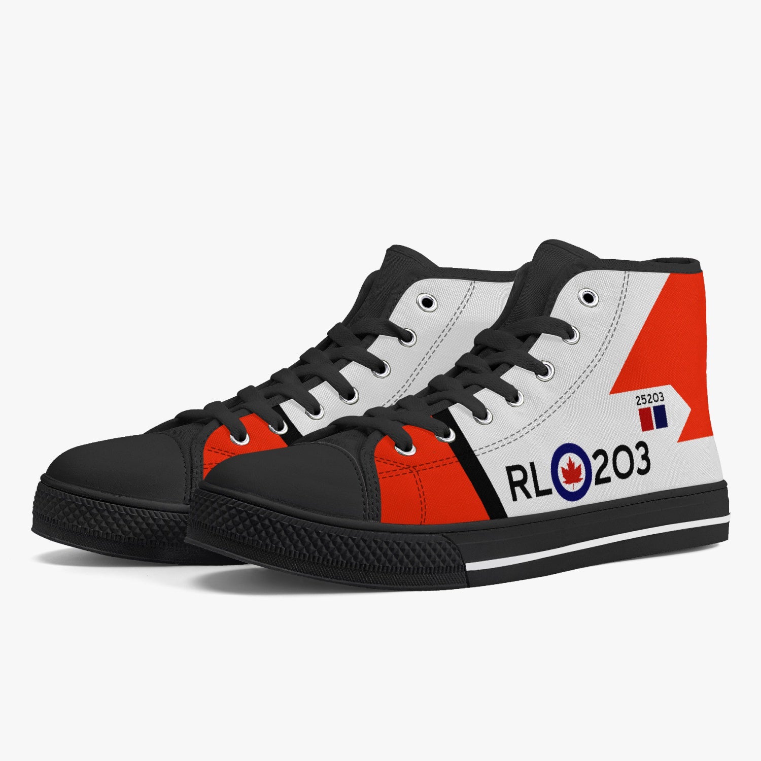 CF-105 "Arrow" (RL-203) High Top Canvas Shoes - I Love a Hangar