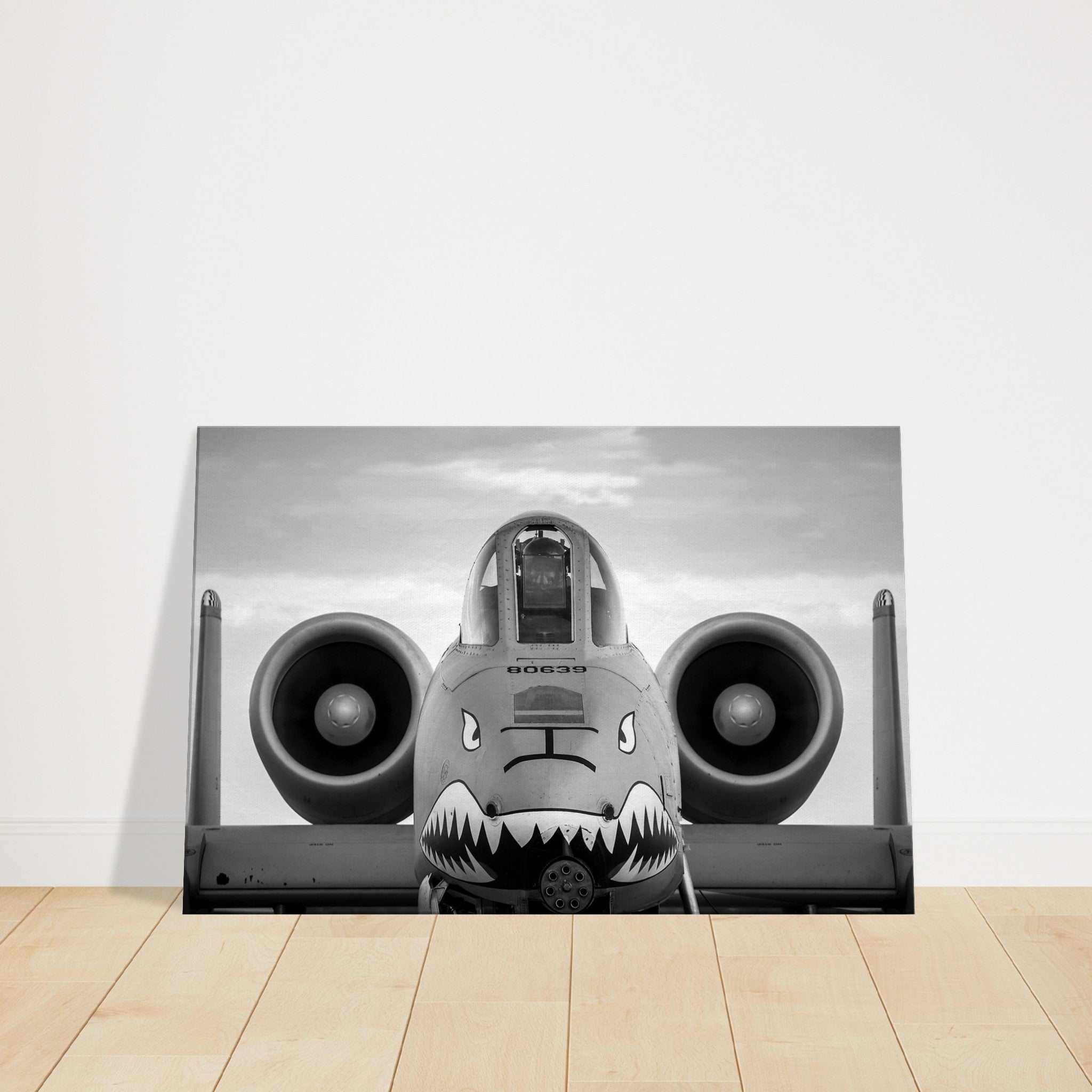 A-10 Up Close on Canvas - I Love a Hangar