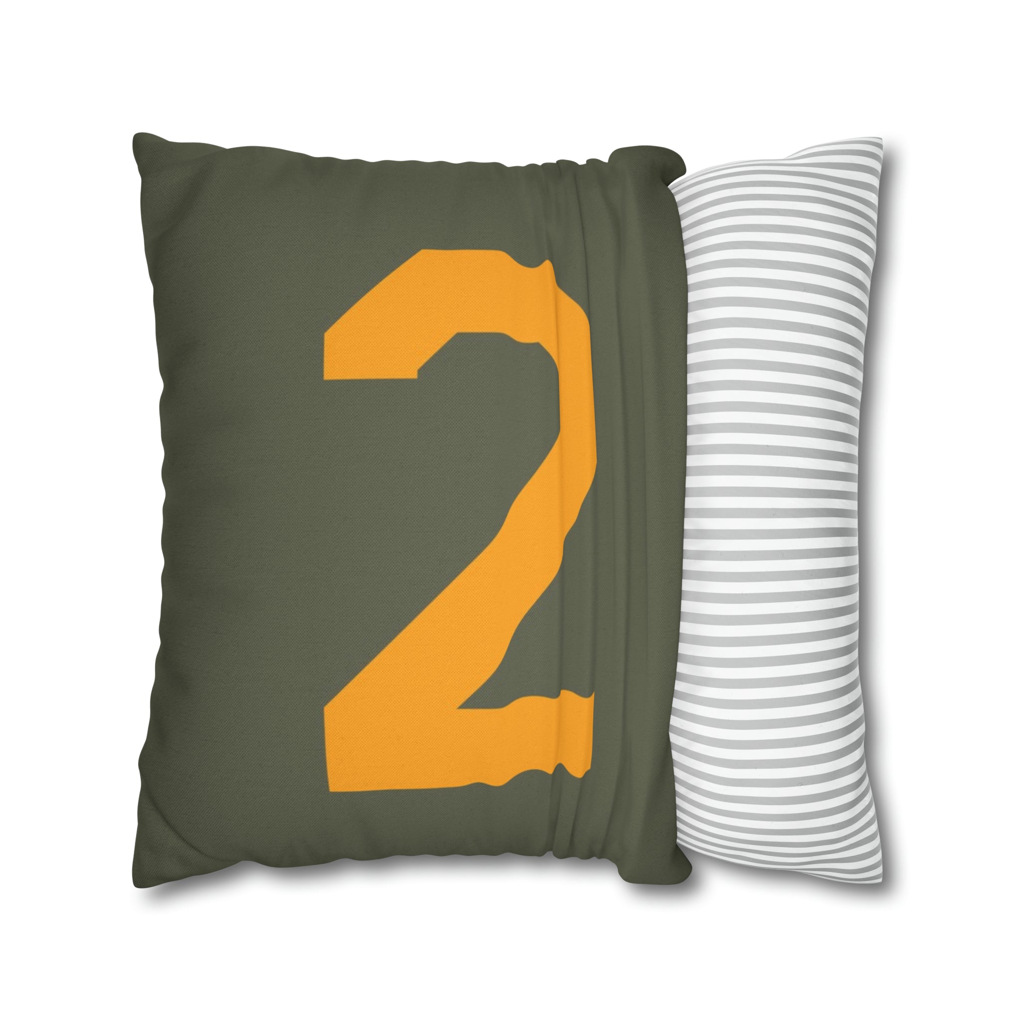 WWII USAAF Number "2" Square Pillowcase (Style B) - I Love a Hangar