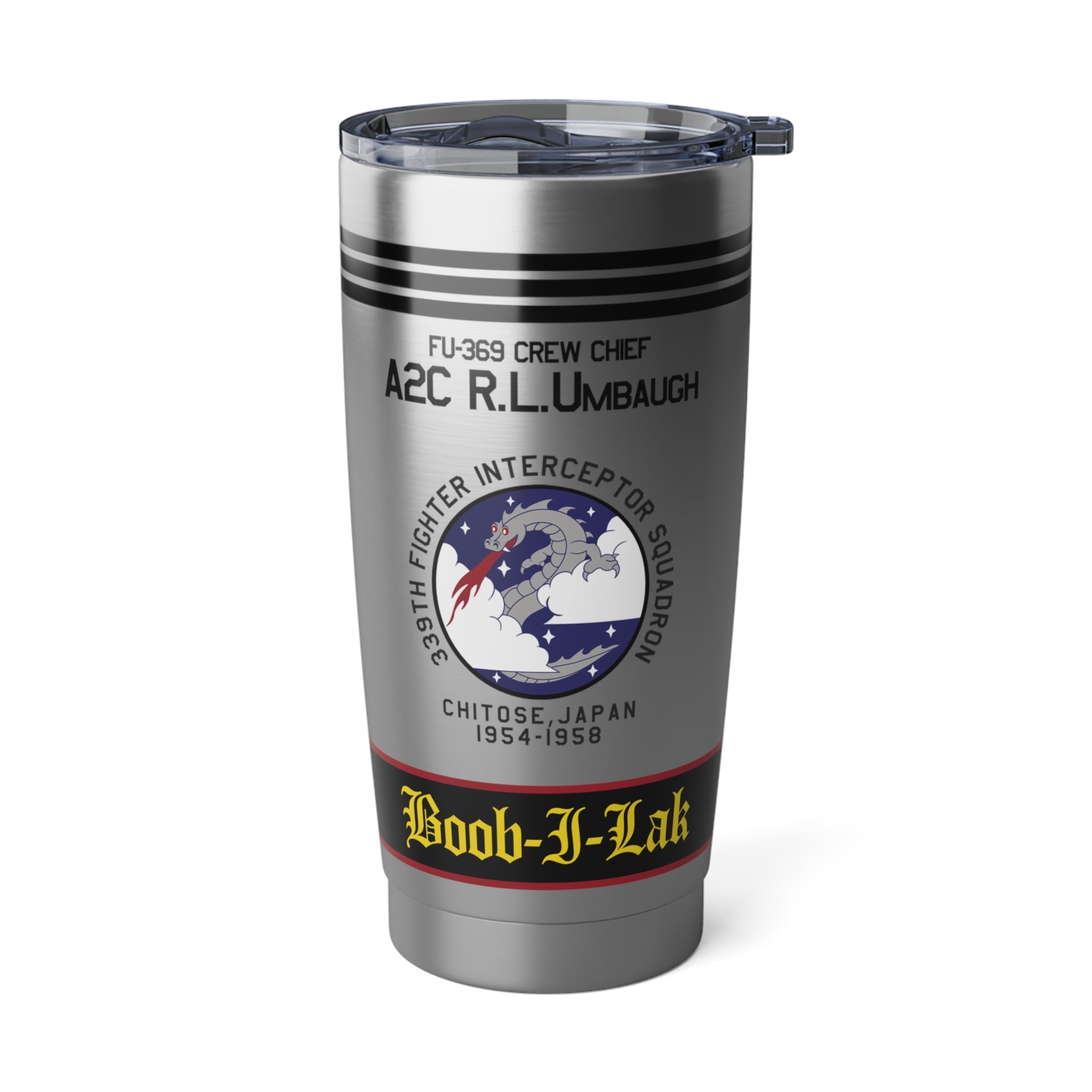 F-86 Sabre 339th FIS 20oz (590ml) Stainless Steel Tumbler