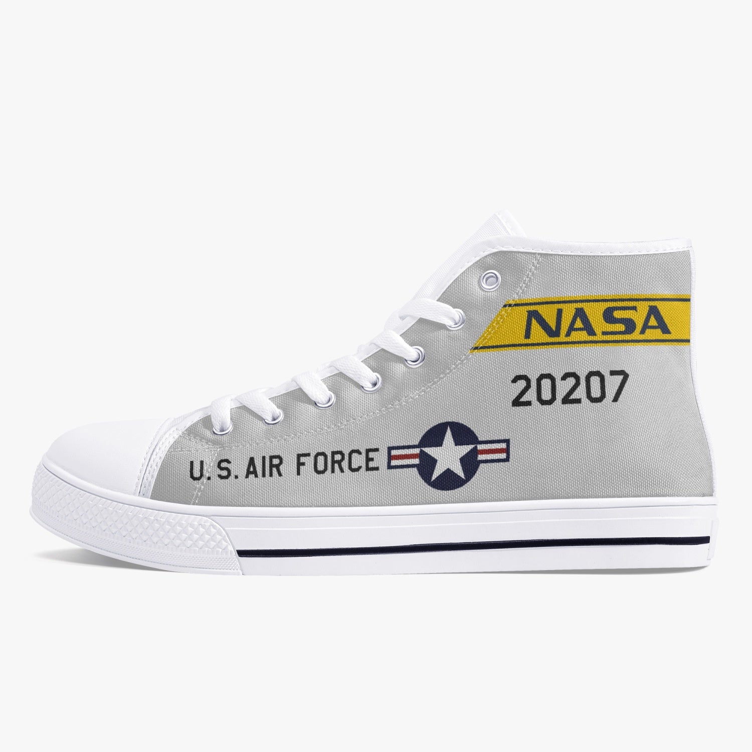 XB-70 "Valkyrie" High Top Canvas Shoes - I Love a Hangar