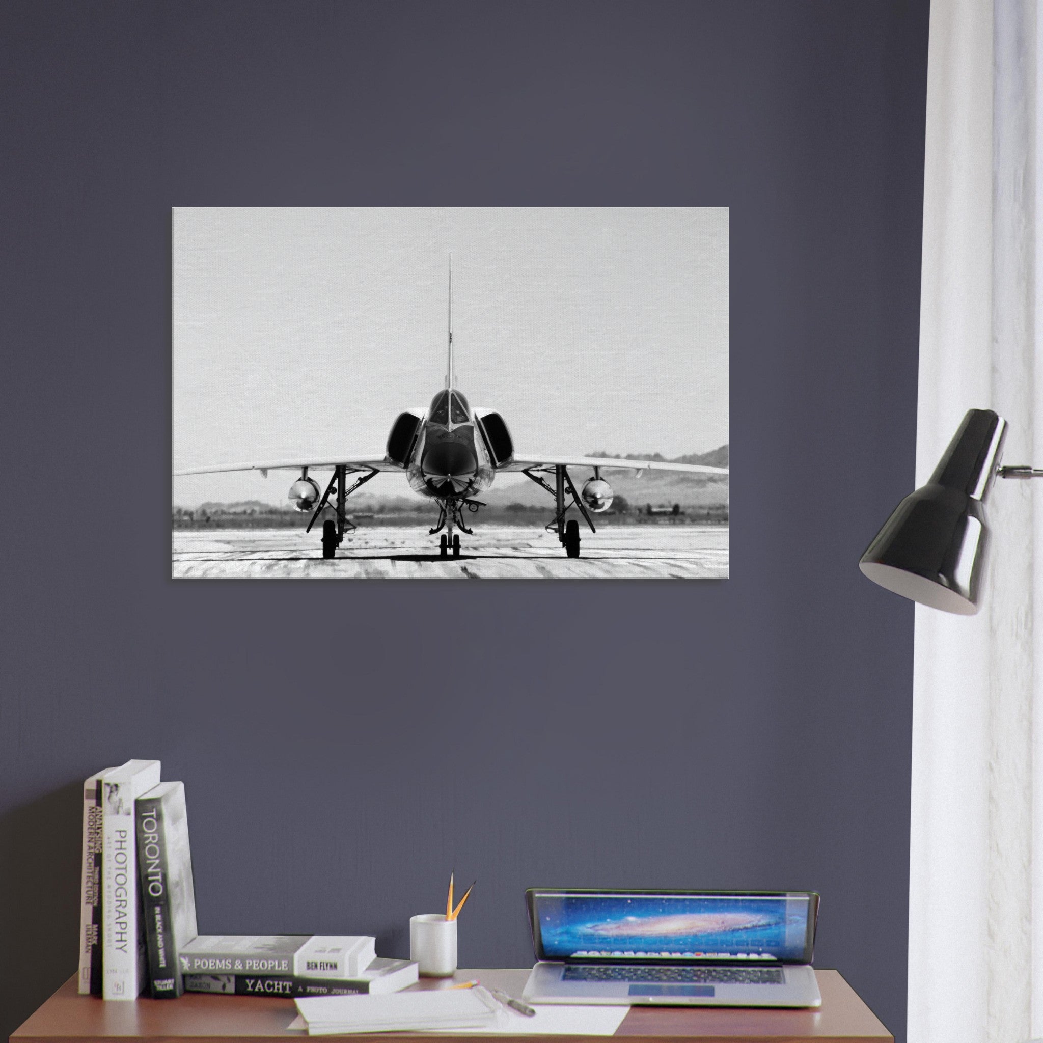 F-106 "Delta Dart" on Canvas - I Love a Hangar