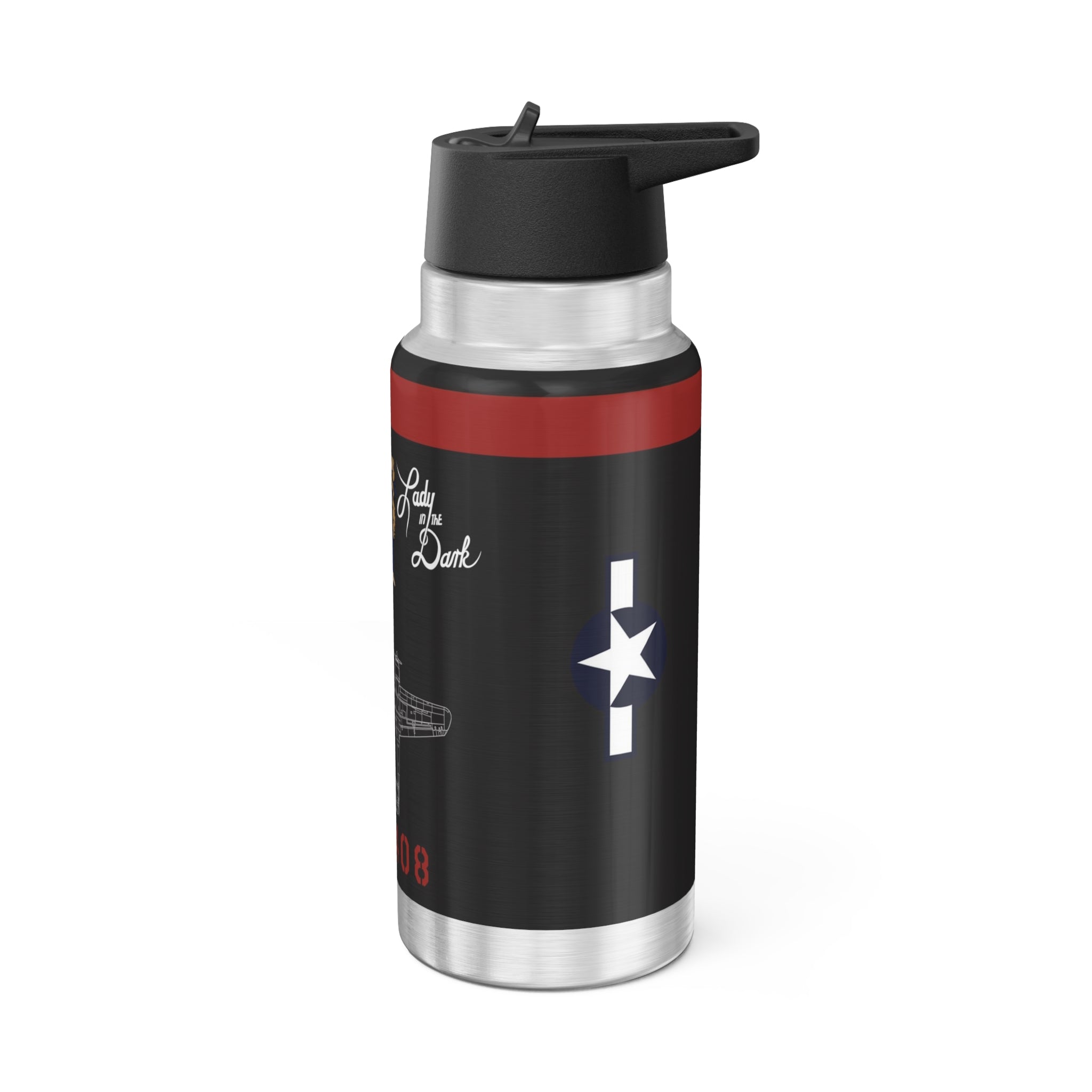 P-61 "Lady In The Dark" Tumbler, 32oz (950ml) - I Love a Hangar