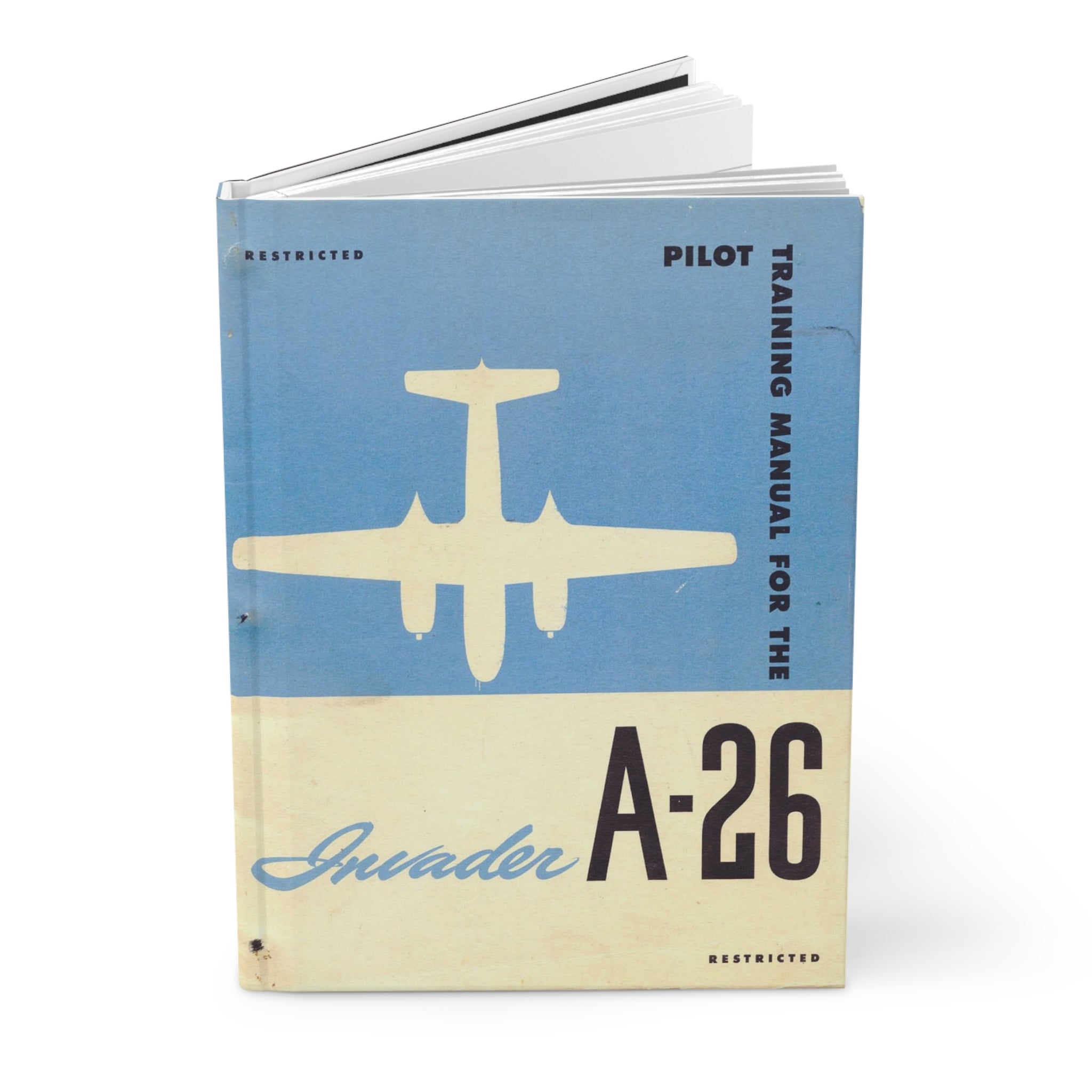 A-26 "Invader" Inspired Hardcover Journal - I Love a Hangar