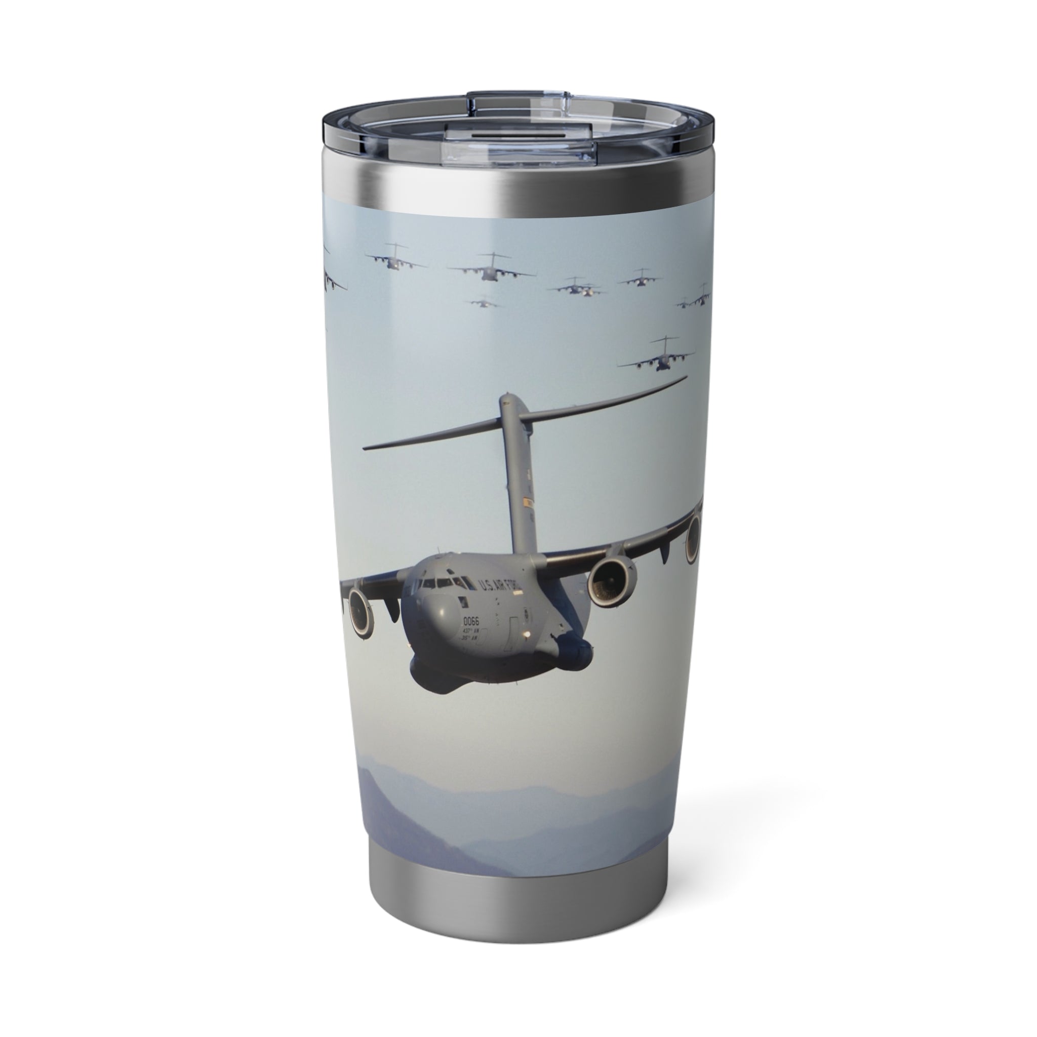 C-17 Globemasters 20oz (590ml) Stainless Steel Tumbler - I Love a Hangar