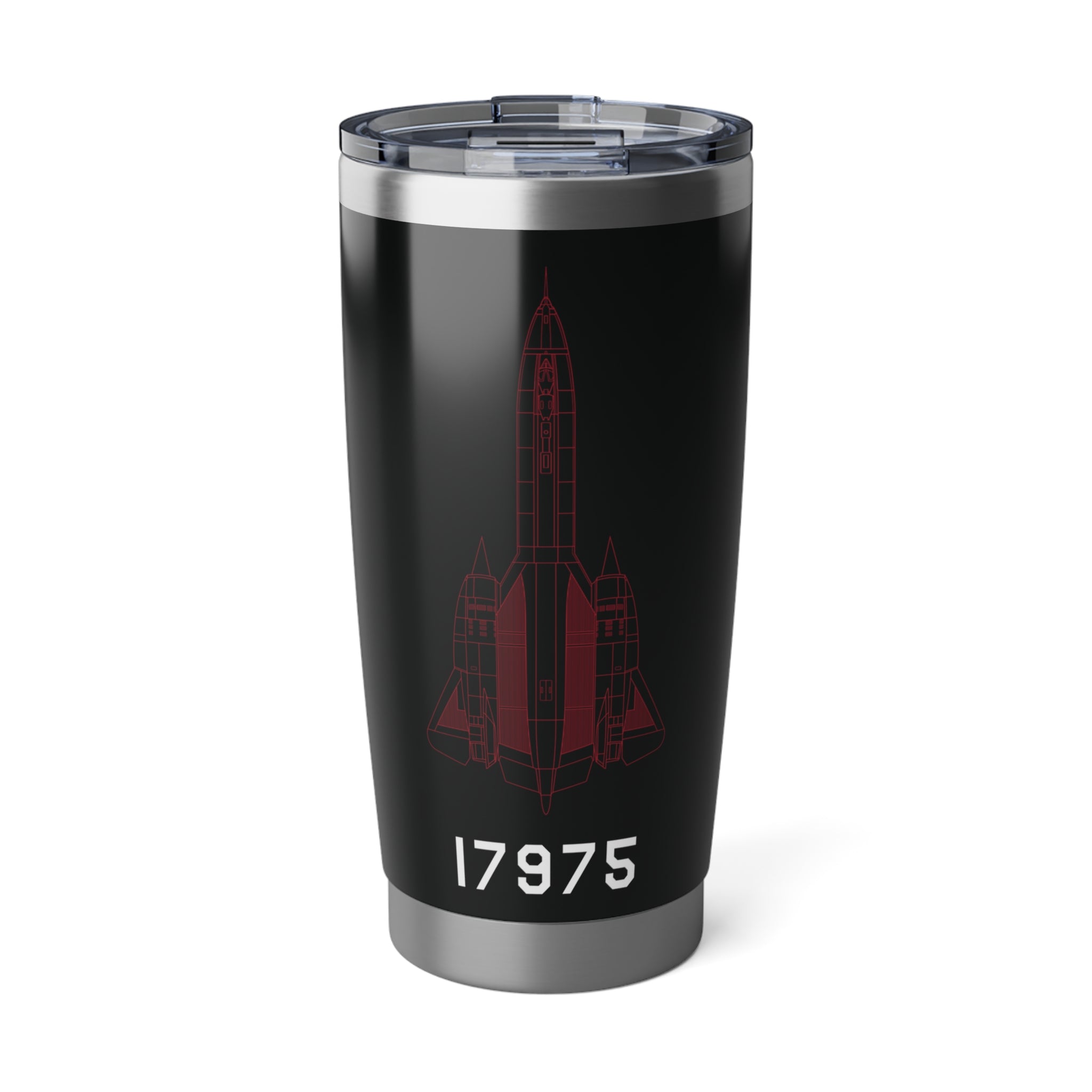 SR-71 "Blackbird" (61-7975) 20oz (590ml) Stainless Steel Tumbler - I Love a Hangar