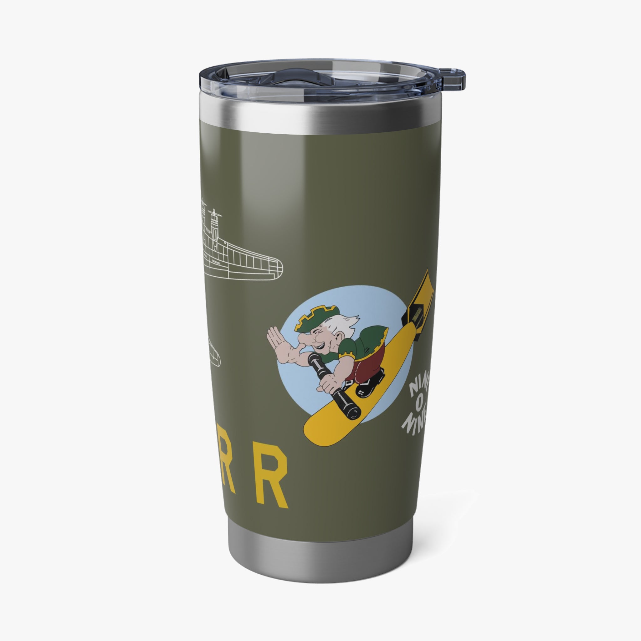 B-17 "Nine-O-Nine" Inspired 20oz (590ml) Stainless Steel Tumbler - I Love a Hangar