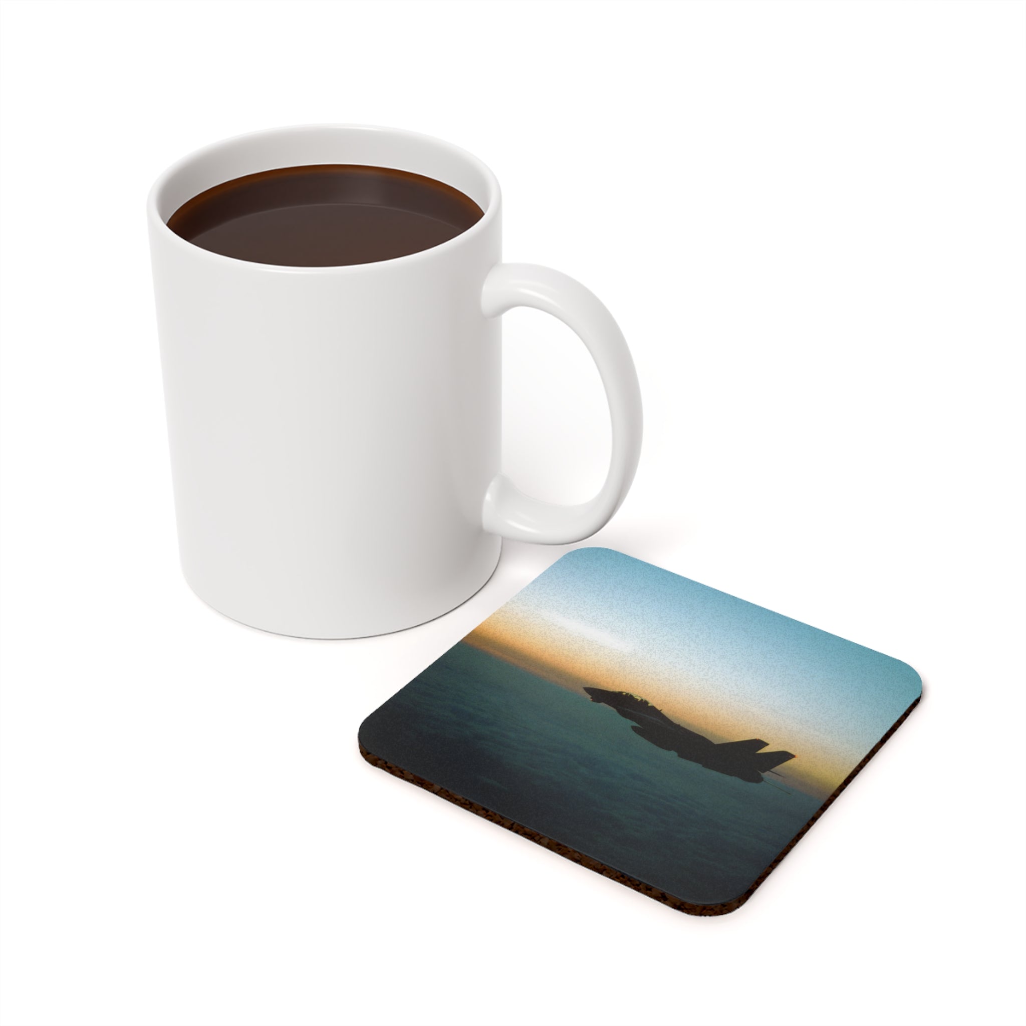 F-14 Tomcat Cork Back Coaster - I Love a Hangar