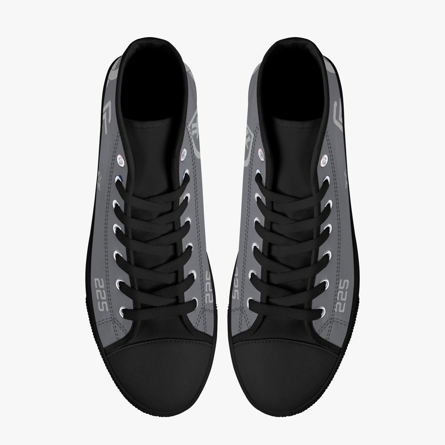 VMFA-225 "Vikings" High Top Canvas Shoes - I Love a Hangar
