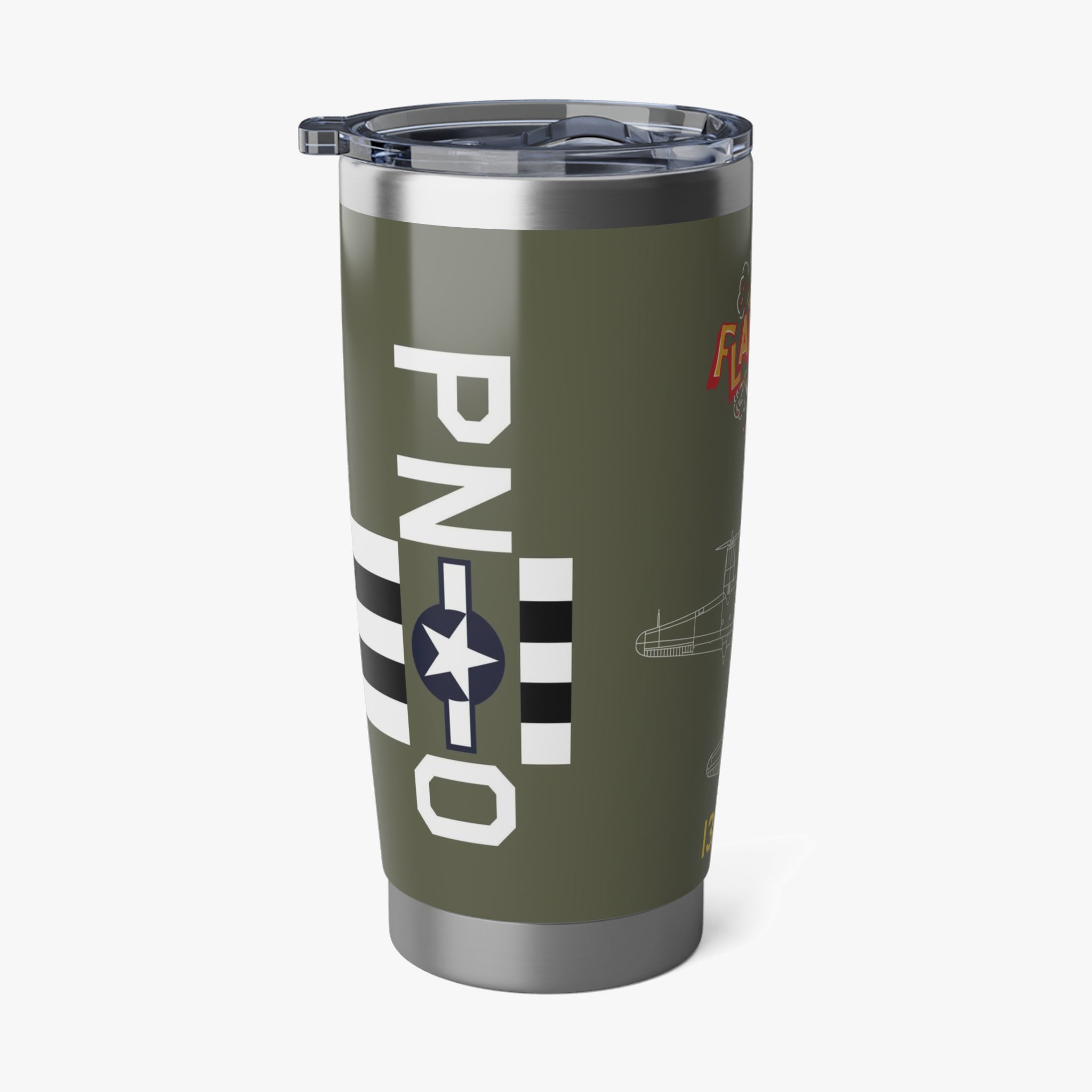 B-26 "Flak Bait" Inspired 20oz (590ml) Stainless Steel Tumbler - I Love a Hangar