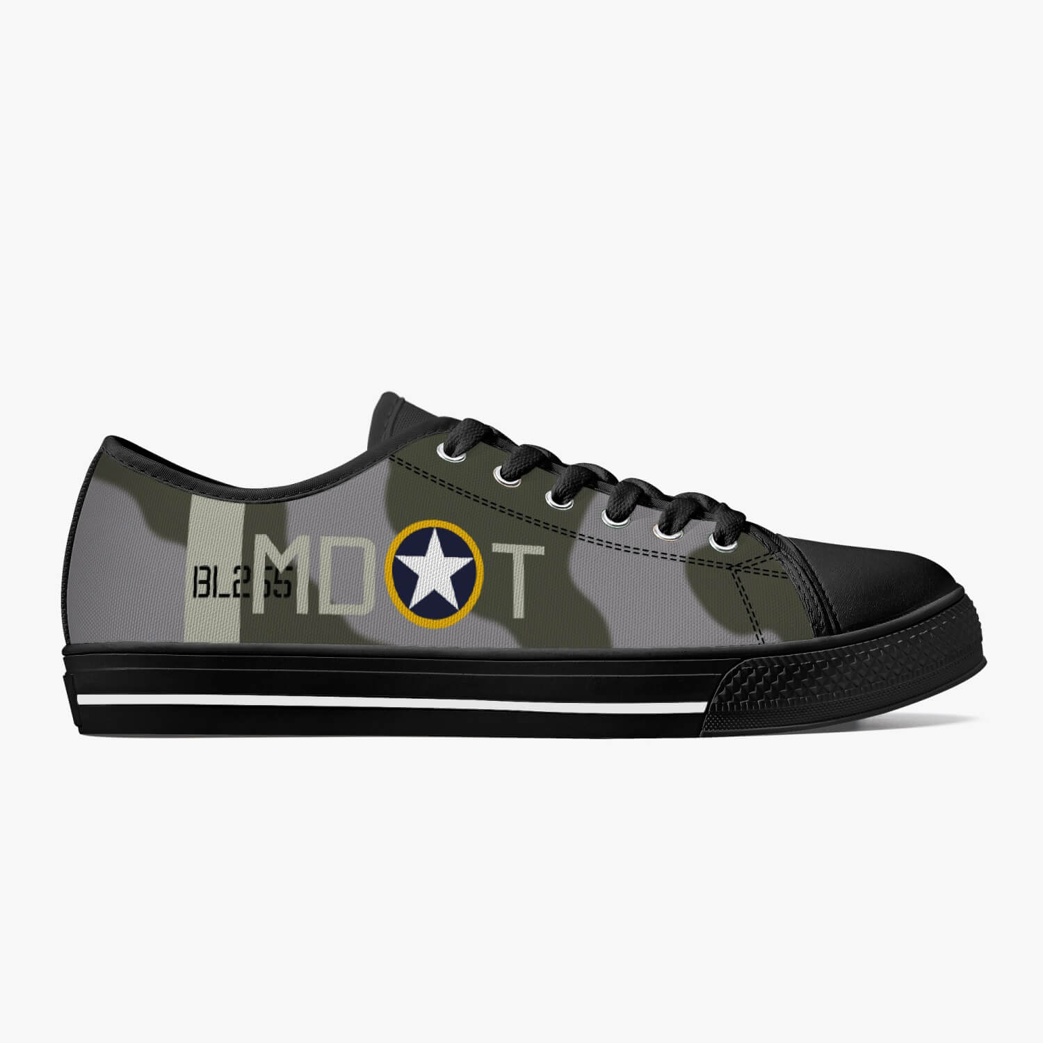 Spitfire "Buckeye Don" Low Top Canvas Shoes - I Love a Hangar