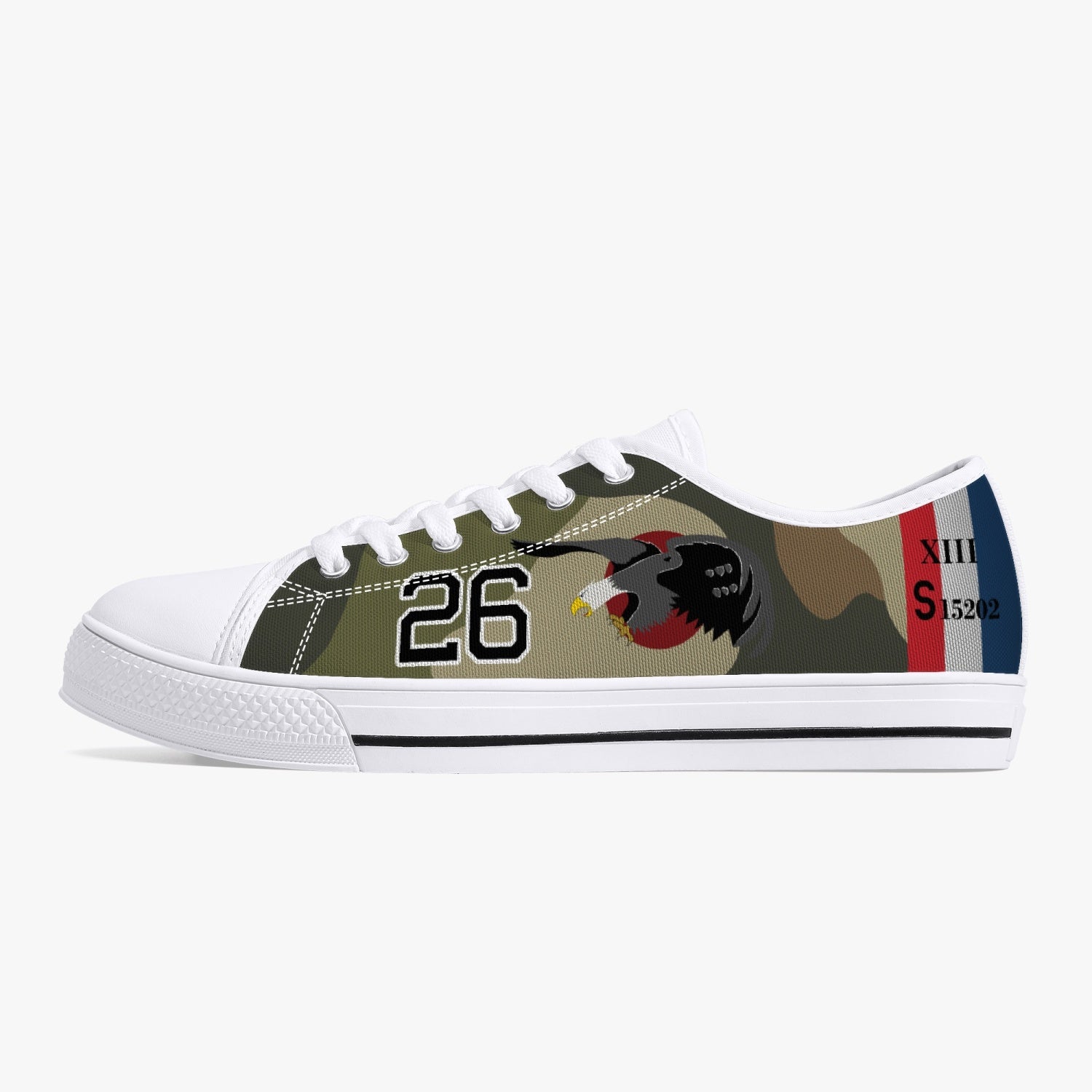 SPAD XIII of Lt. Frank Luke Low Top Canvas Shoes - I Love a Hangar