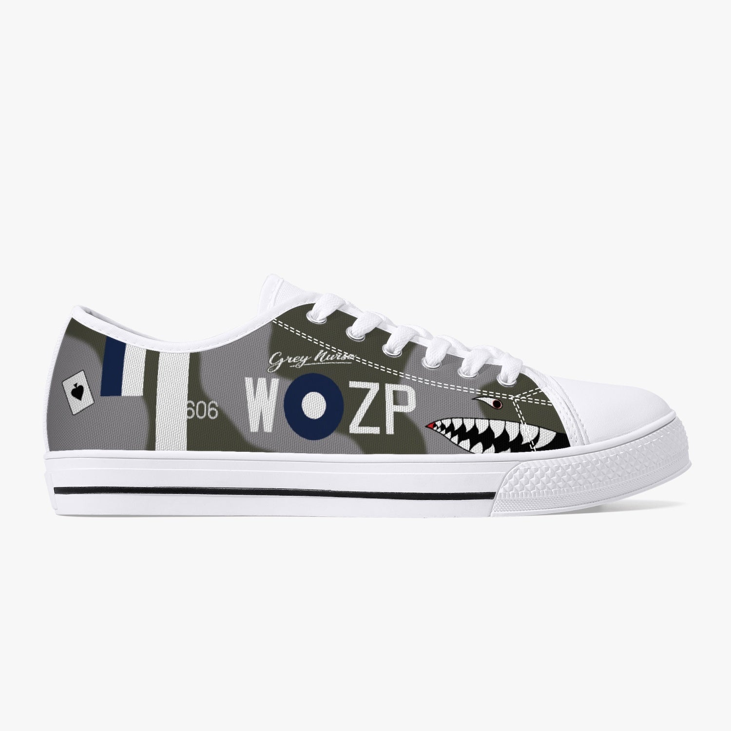 Spitfire "ZP-W" Low Top Canvas Shoes - I Love a Hangar