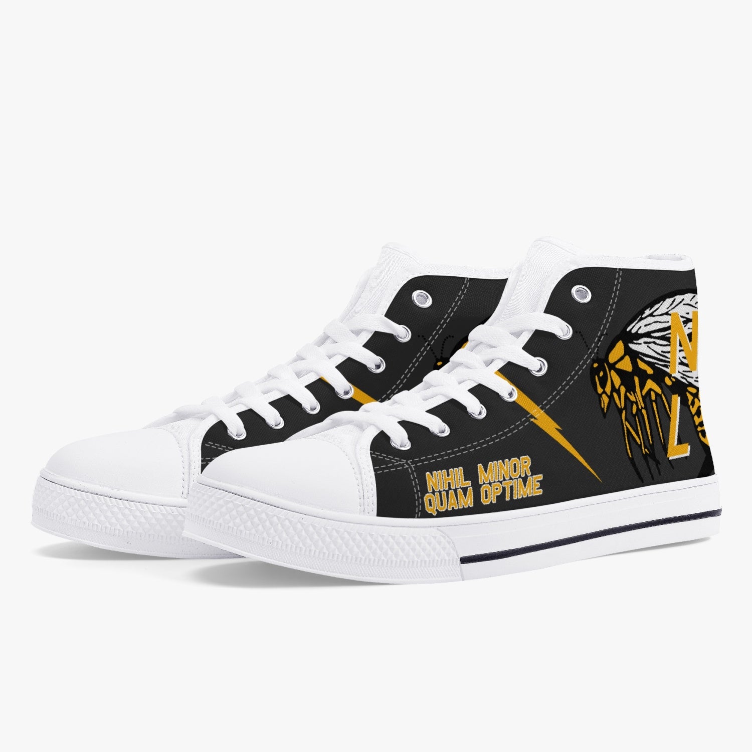 VAQ-138 "Yellowjackets" High Top Canvas Shoes - I Love a Hangar