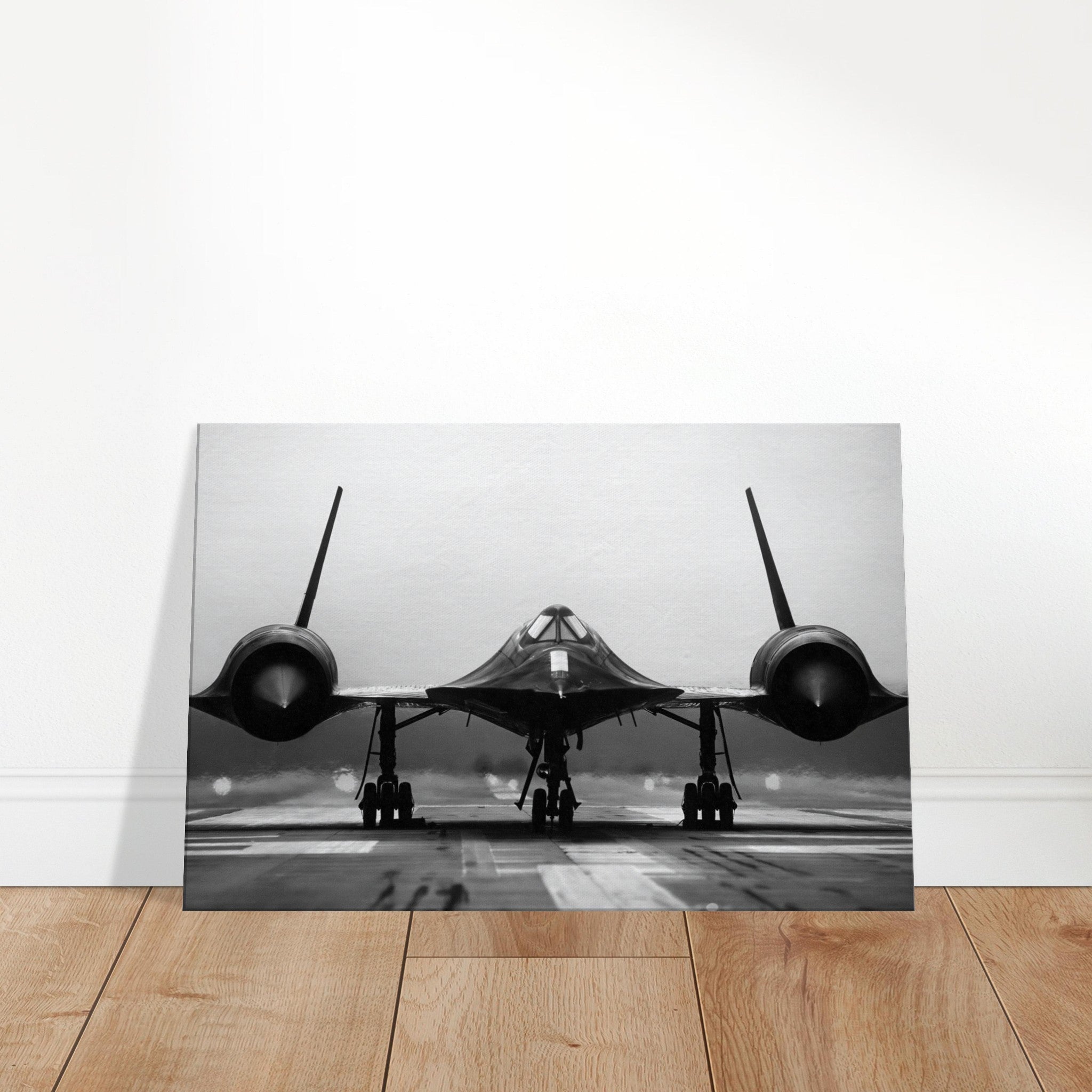 SR-71 "Blackbird" Front View on Canvas - I Love a Hangar